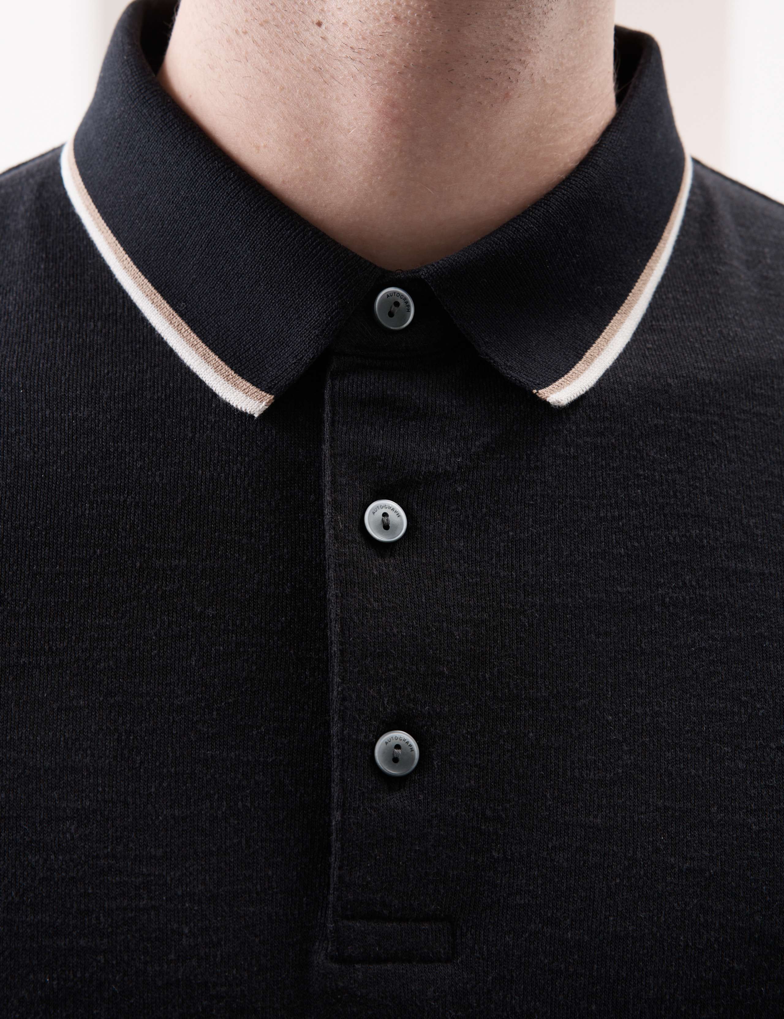 Linen Blend Polo Shirt 5 of 6