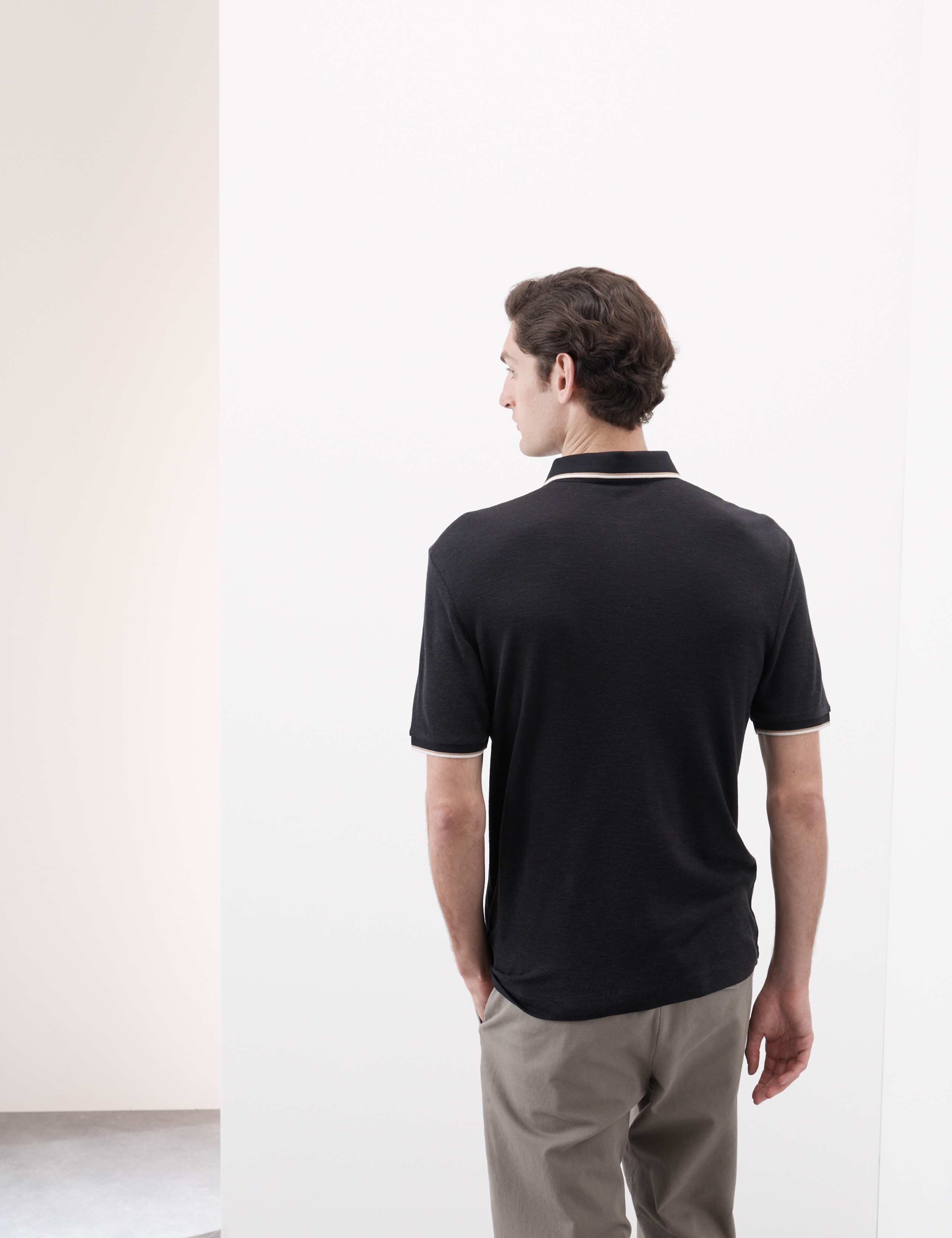 Linen Blend Polo Shirt 6 of 6