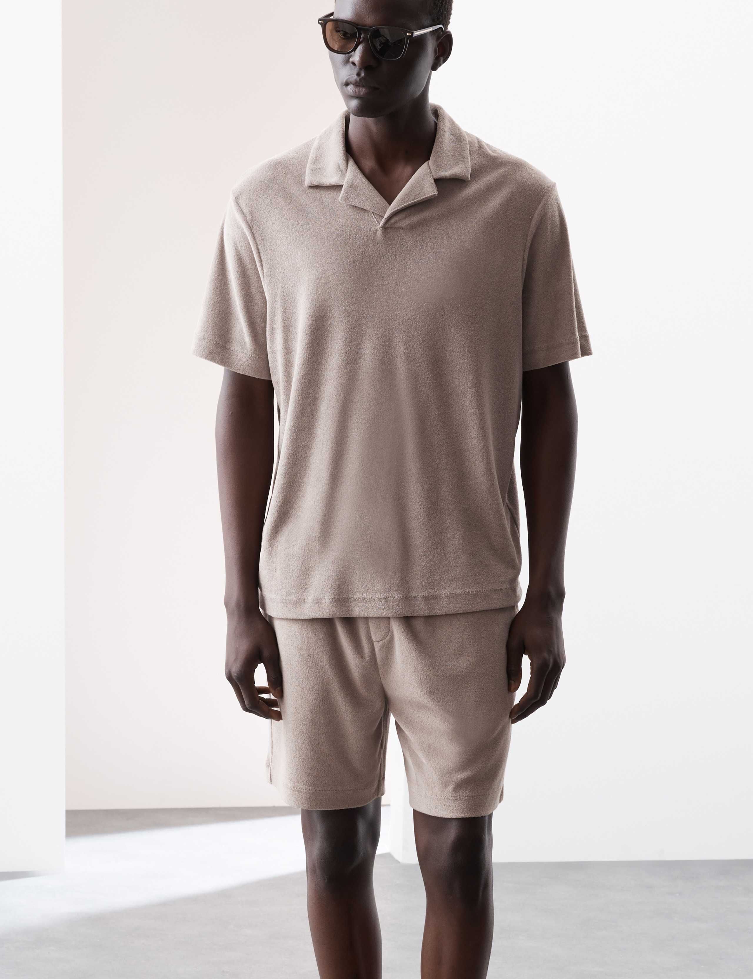 Cotton Rich Towelling Shorts 3 of 6