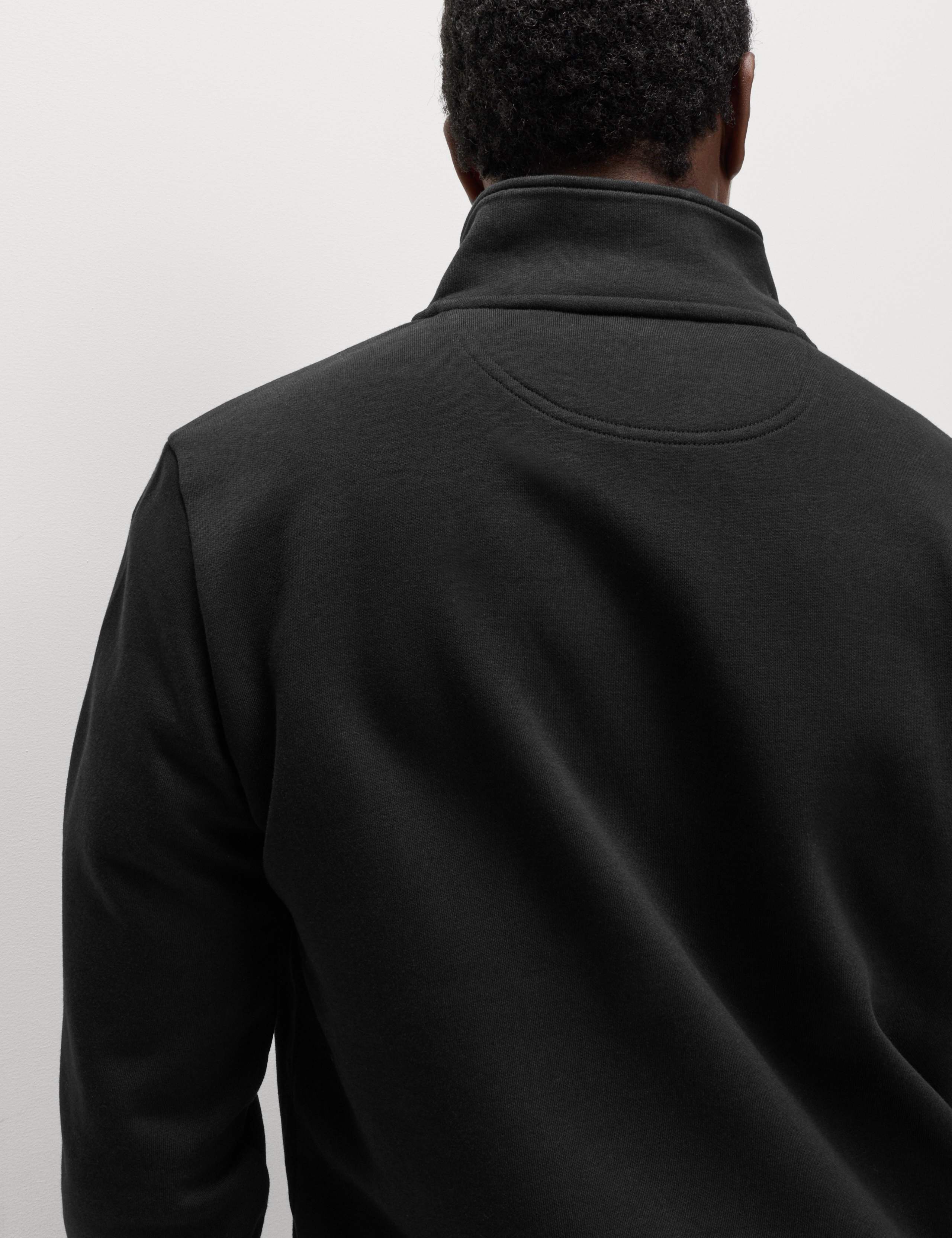 Brushed Cotton Rich Funnel Neck Sweatshirt 5 of 5
