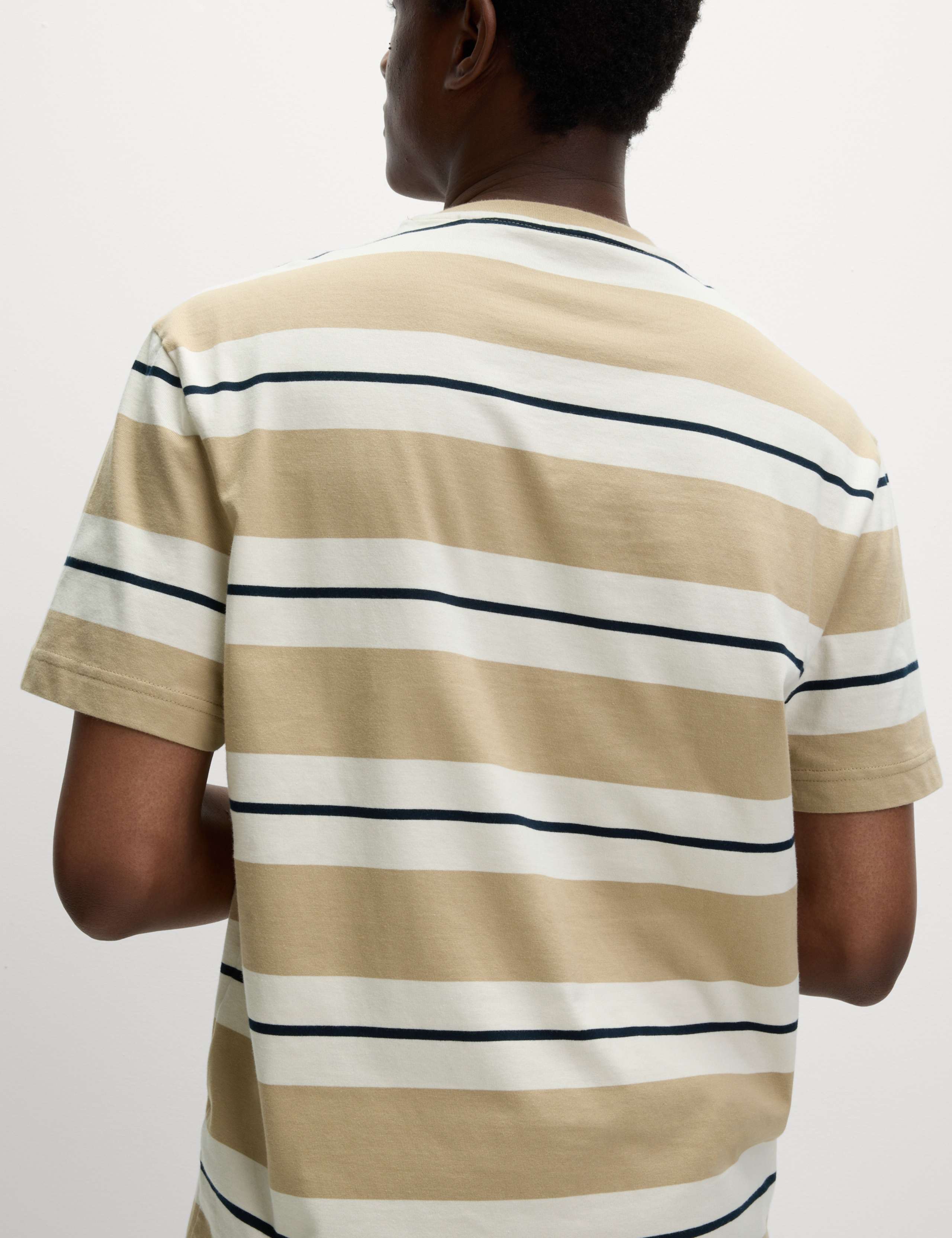Pure Cotton Striped T-Shirt 3 of 5
