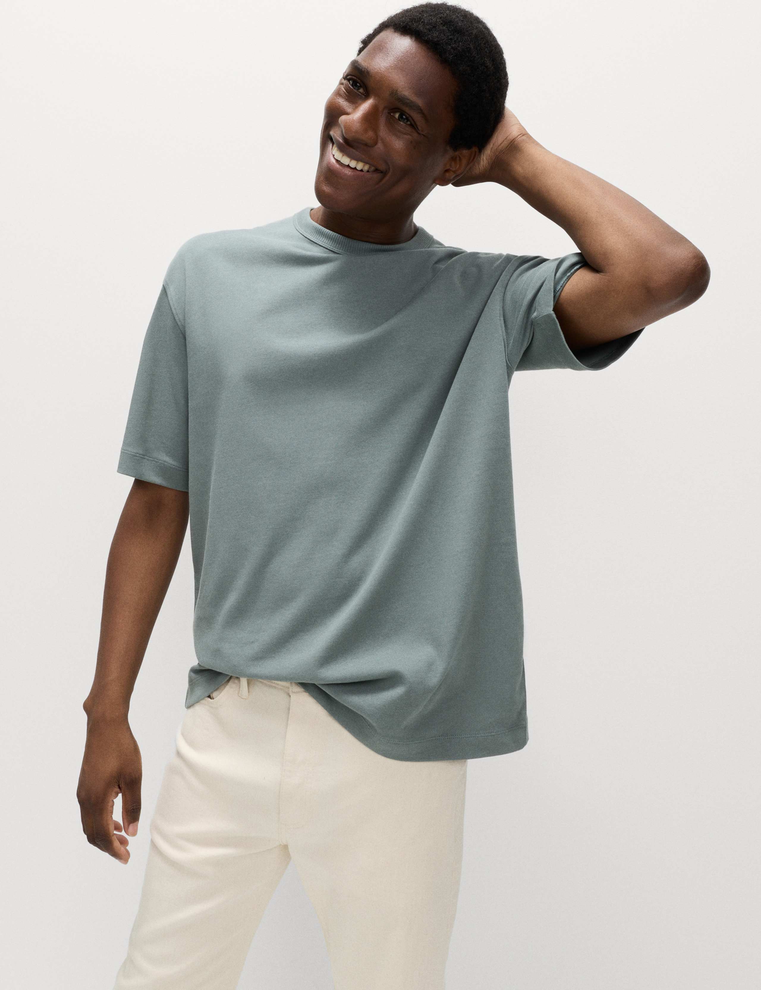 Oversized Pure Cotton Heavy Weight T shirt 3 of 5