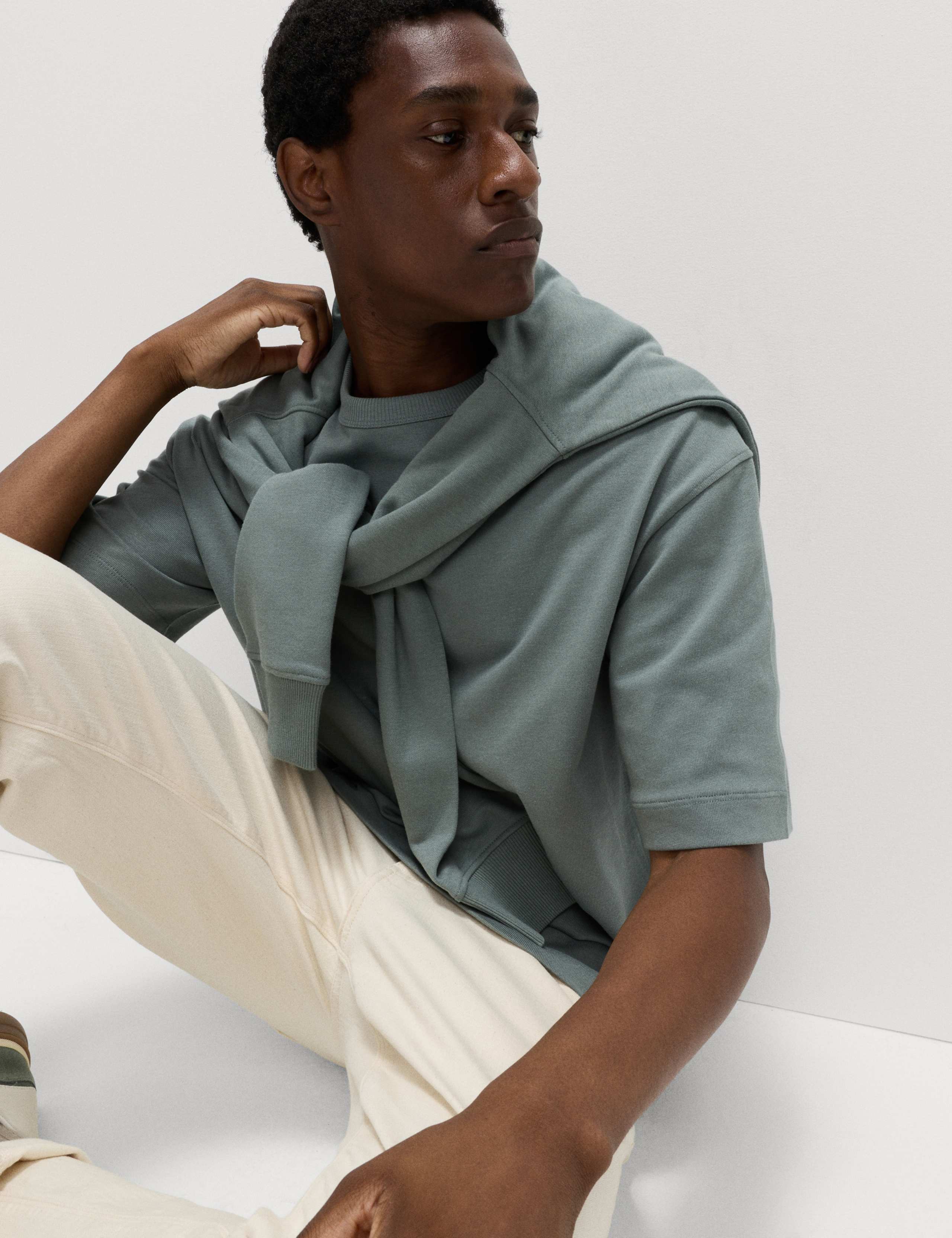 Oversized Pure Cotton Heavy Weight T shirt 5 of 5