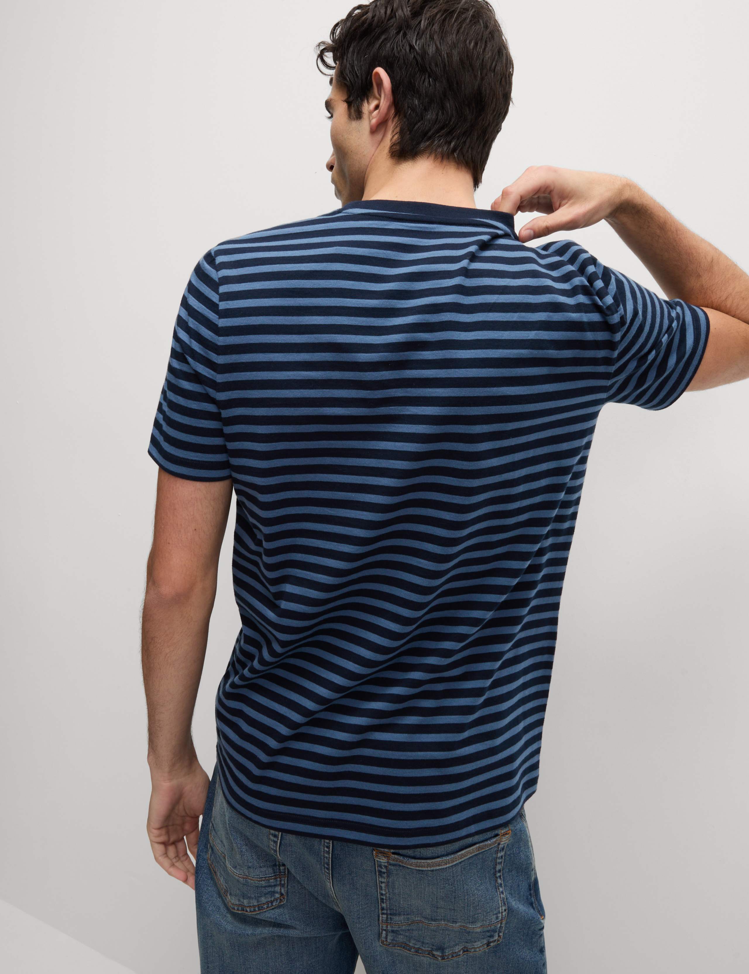 Regular Fit Crew Neck Striped T-Shirt 4 of 5