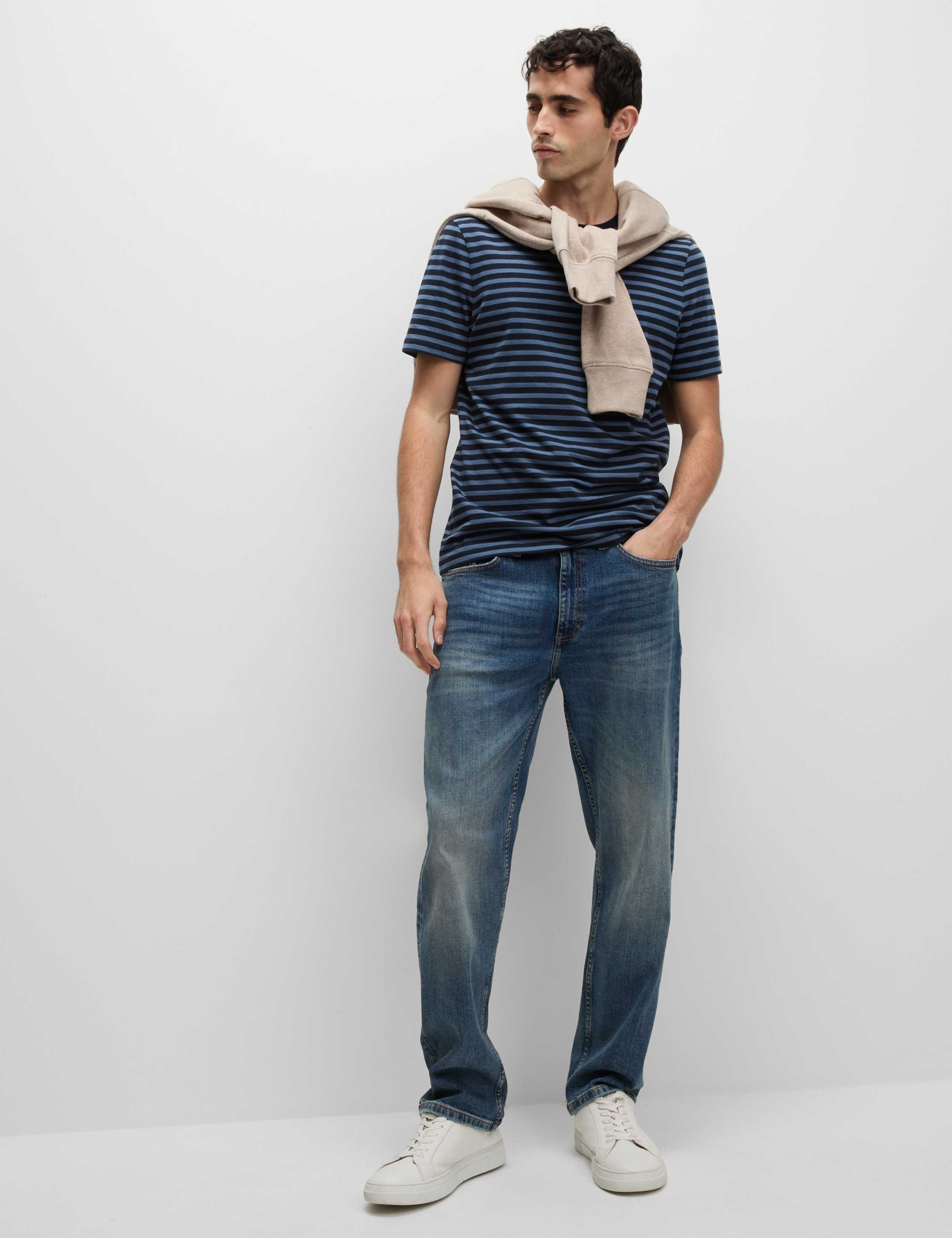 Regular Fit Crew Neck Striped T-Shirt 5 of 5