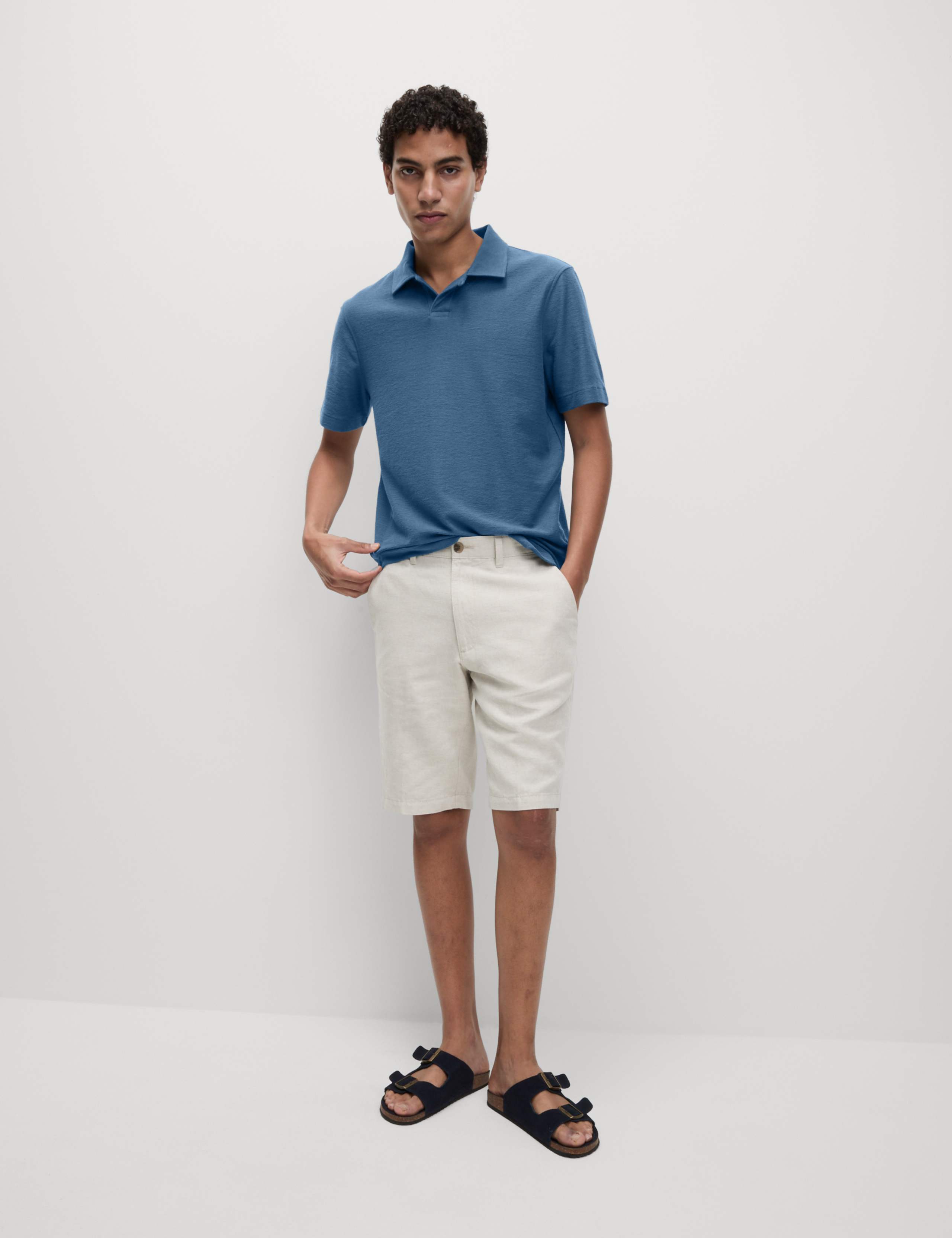 Cotton Rich Textured Polo Shirt 3 of 5