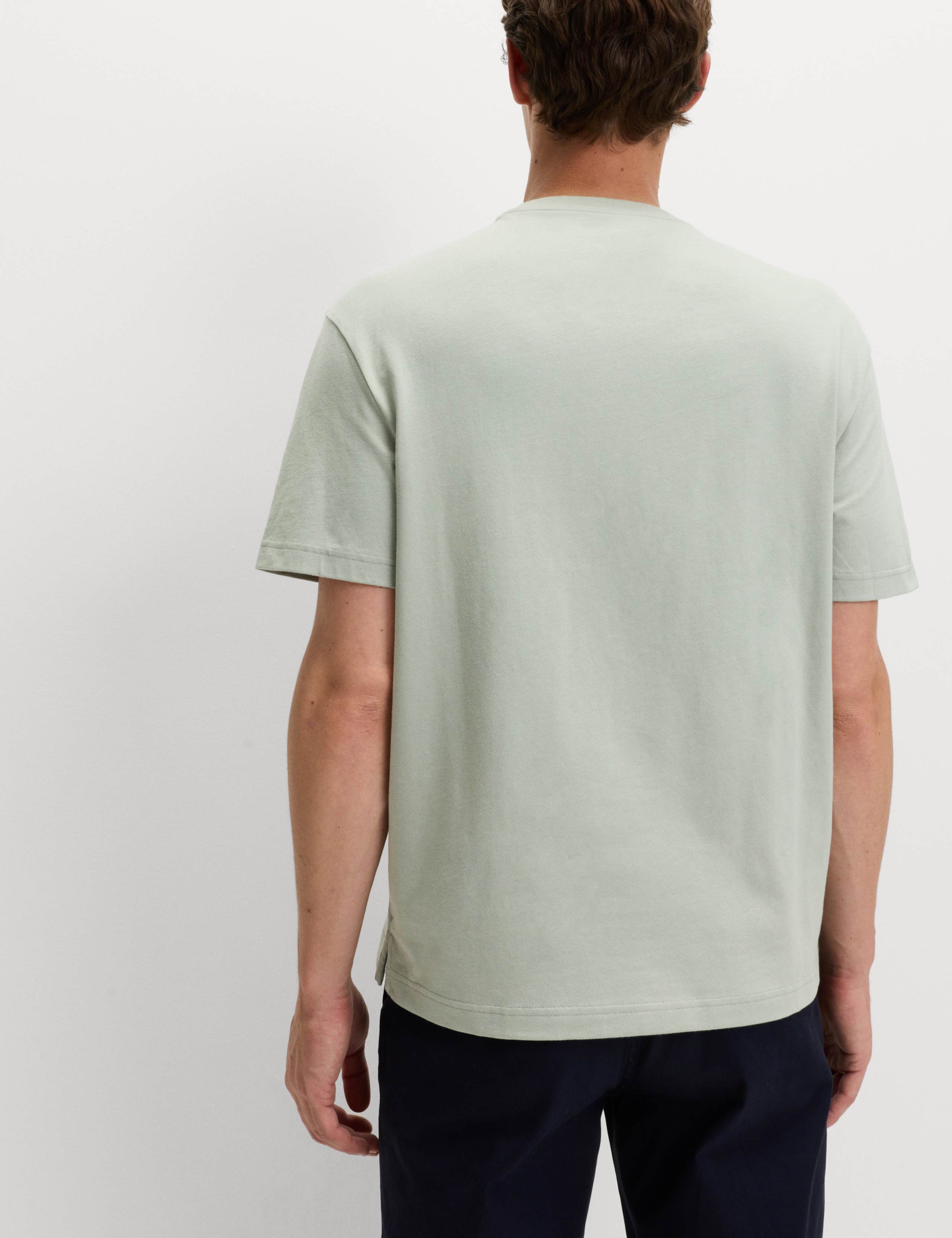 Pure Cotton Midweight Pocket T-shirt 3 of 5