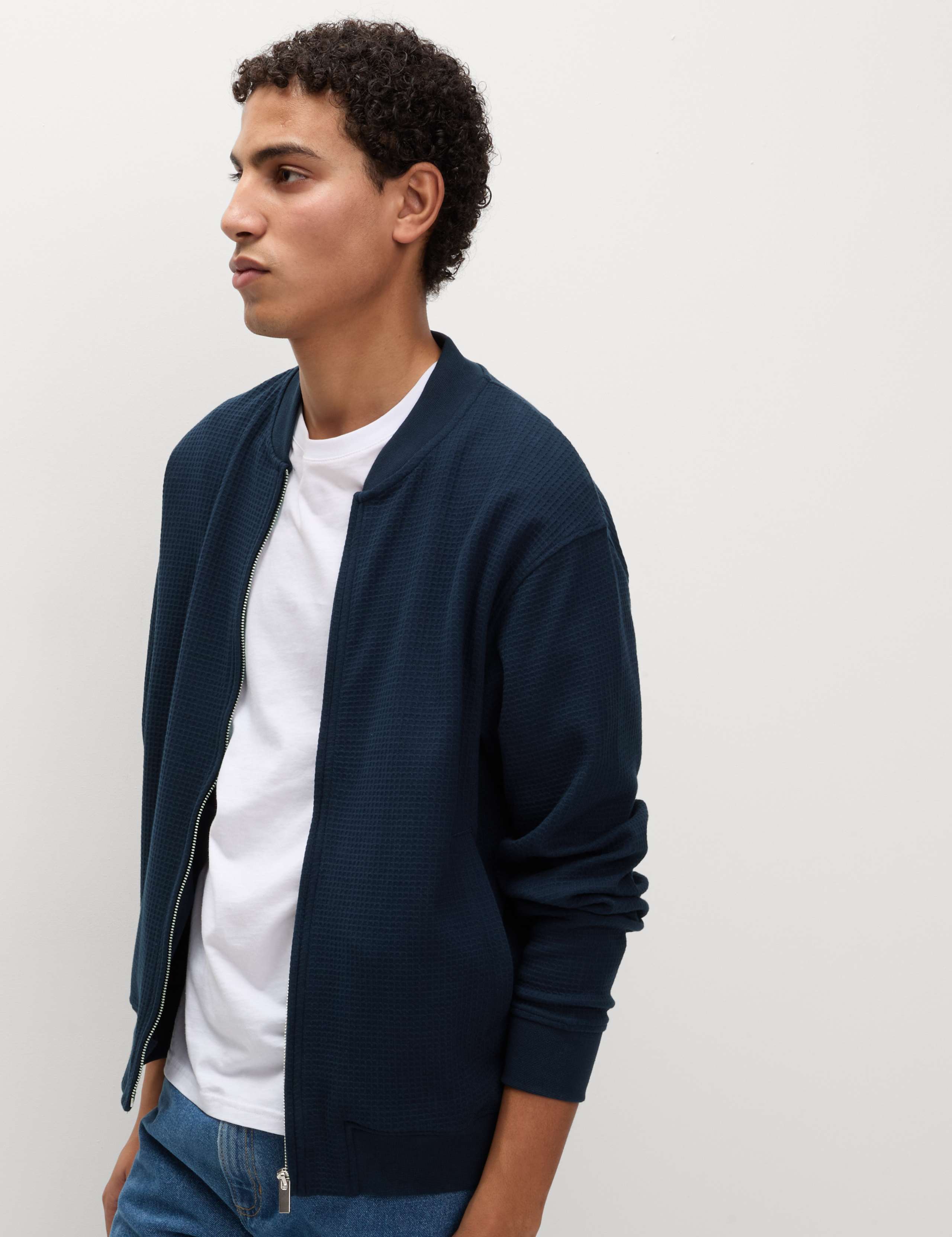 Pure Cotton Bomber Jacket 6 of 6