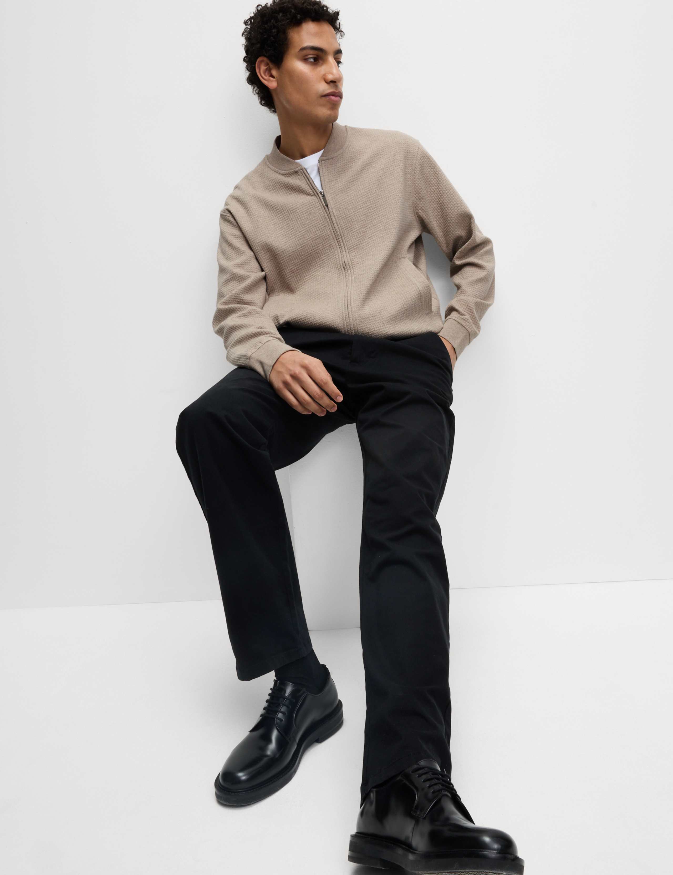 Pure Cotton Bomber Jacket 5 of 7