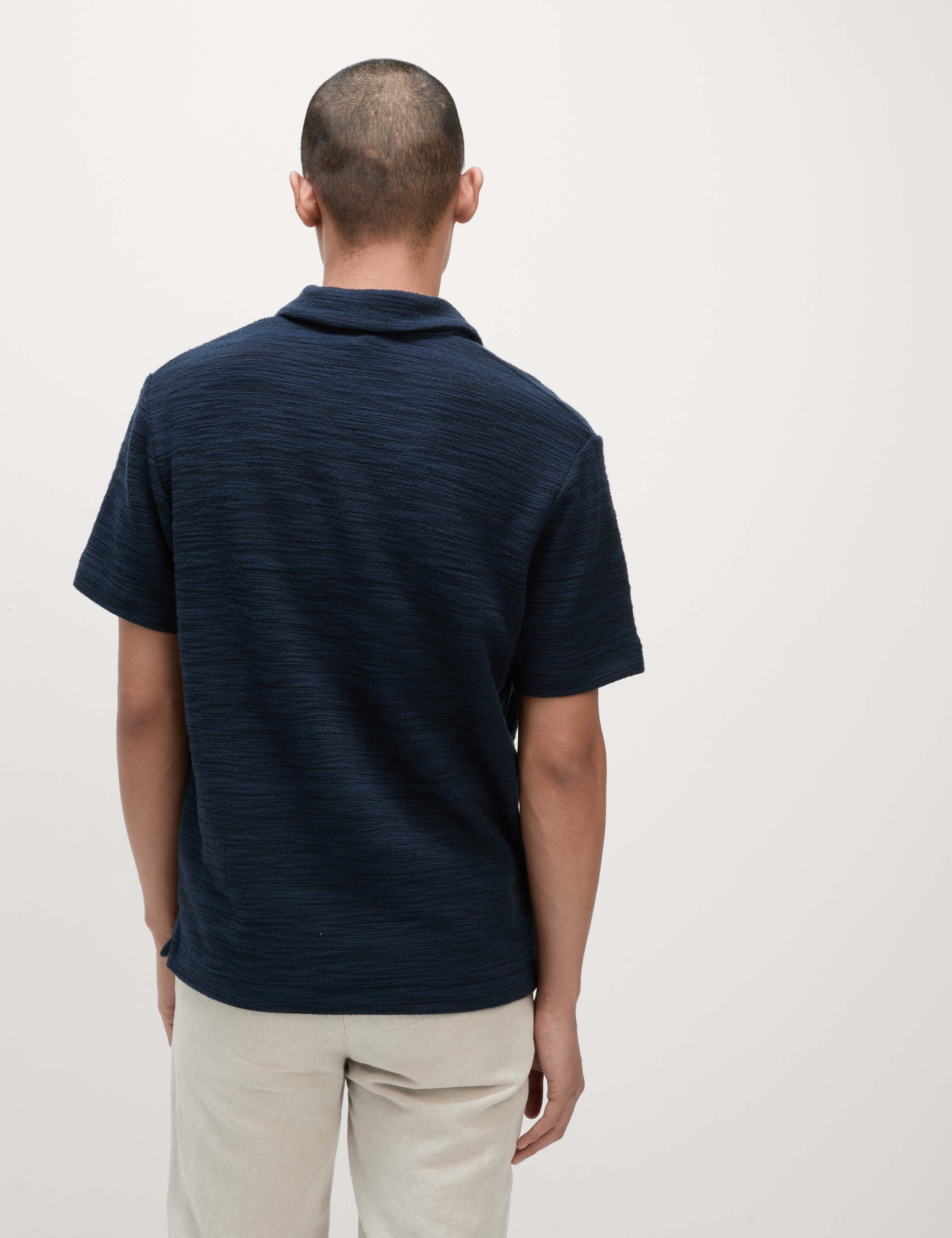 Cotton Rich Textured Polo Shirt 4 of 5