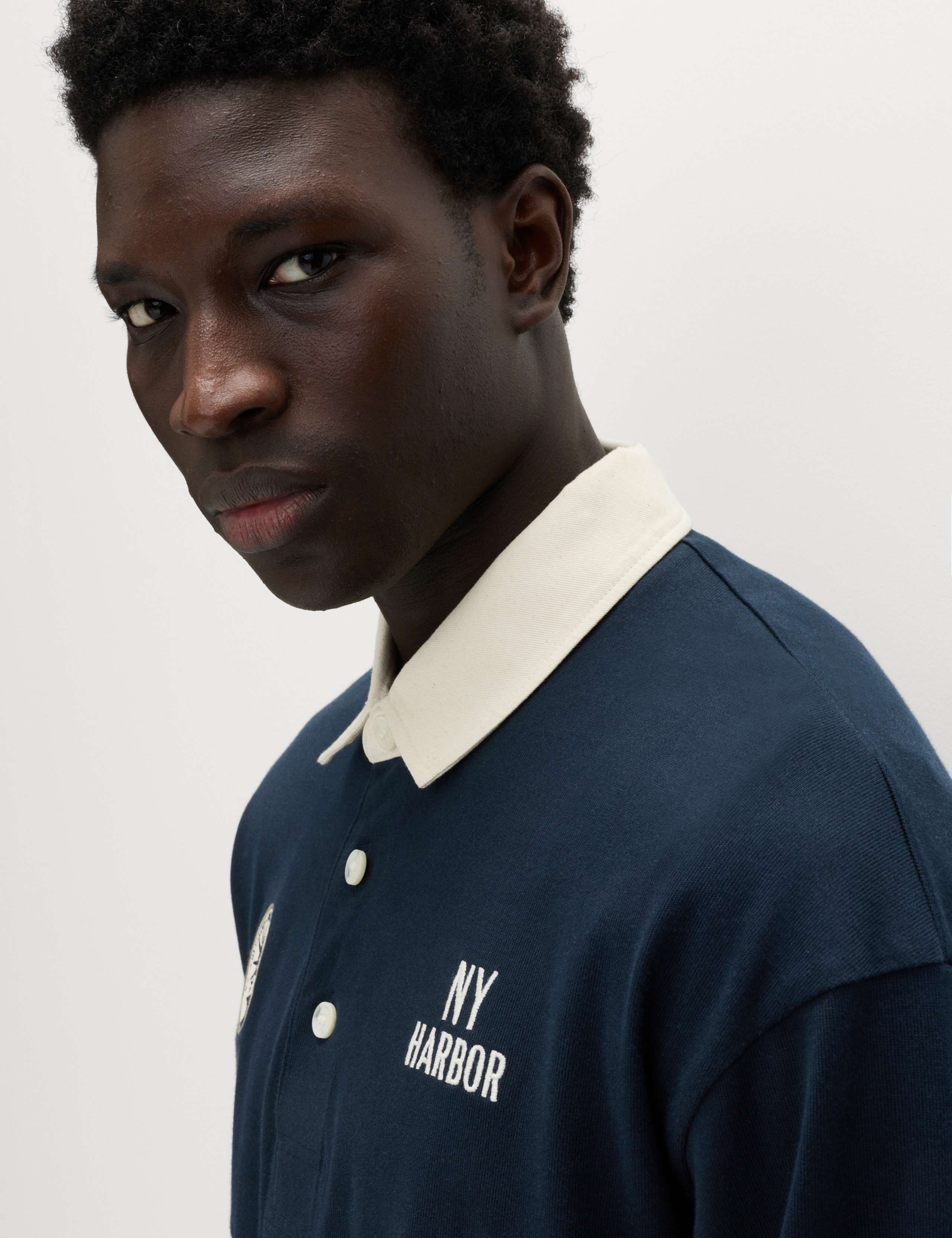 Pure Cotton Embroidered Rugby Shirt 3 of 6