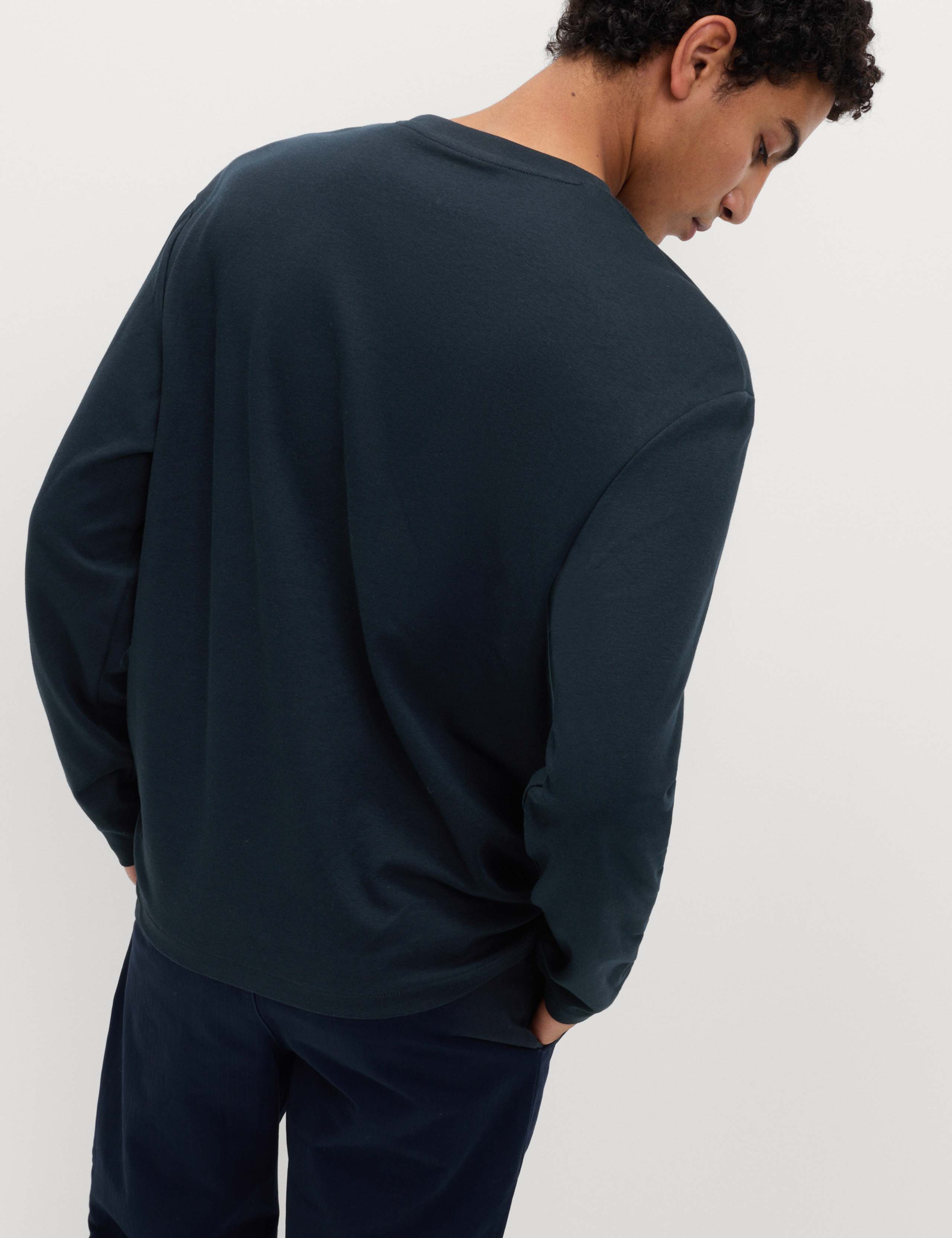 Ultimate Cotton Blend Long Sleeve T-Shirt 4 of 5