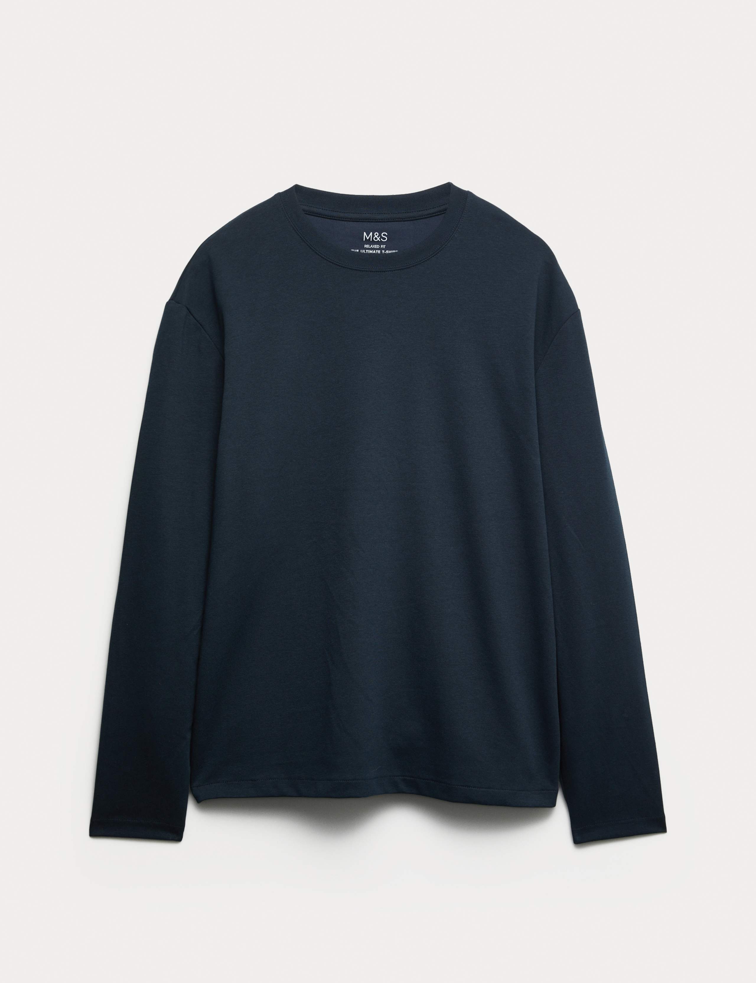 Ultimate Cotton Blend Long Sleeve T-Shirt 2 of 5