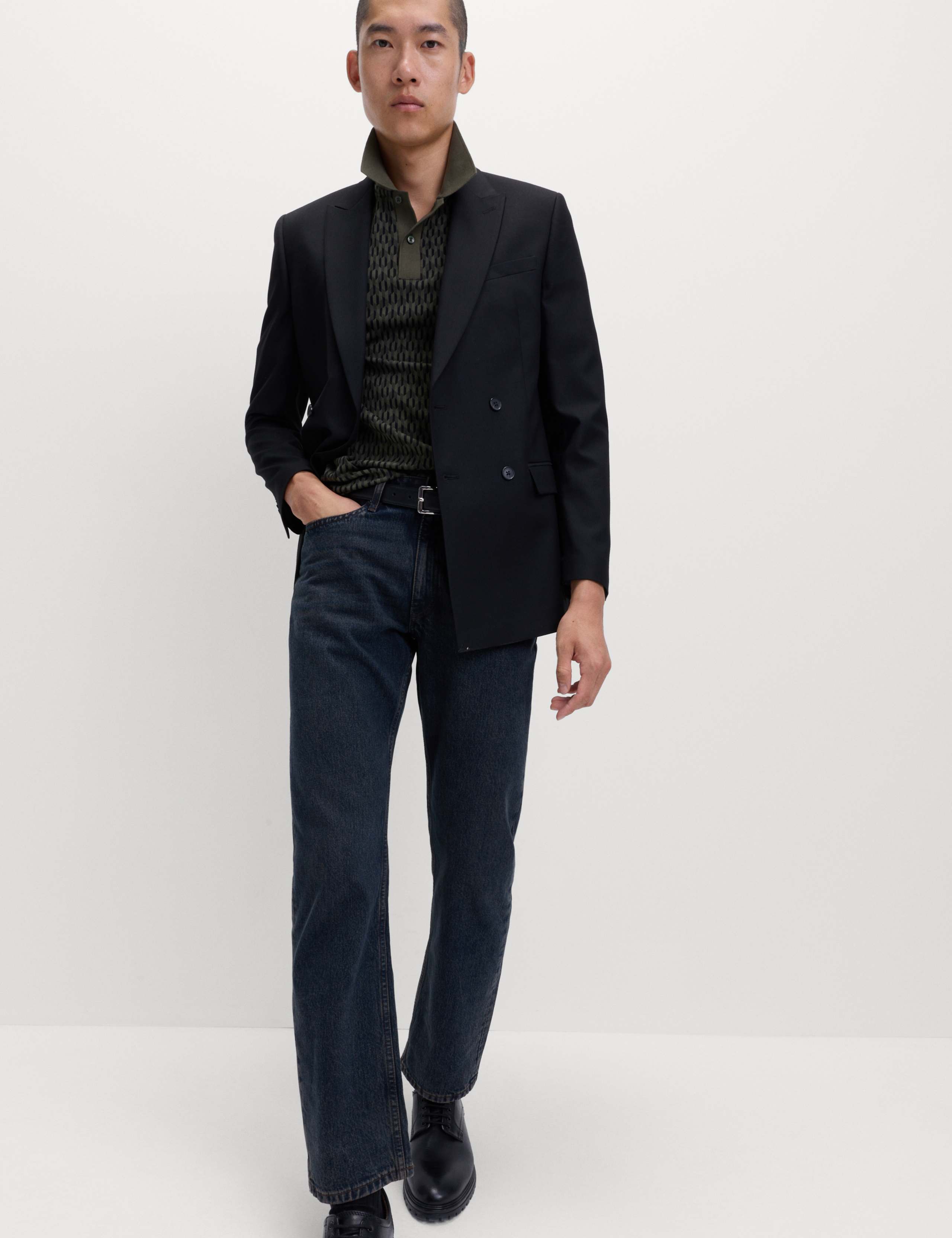 Pure Cotton Geometric Print Polo 4 of 6