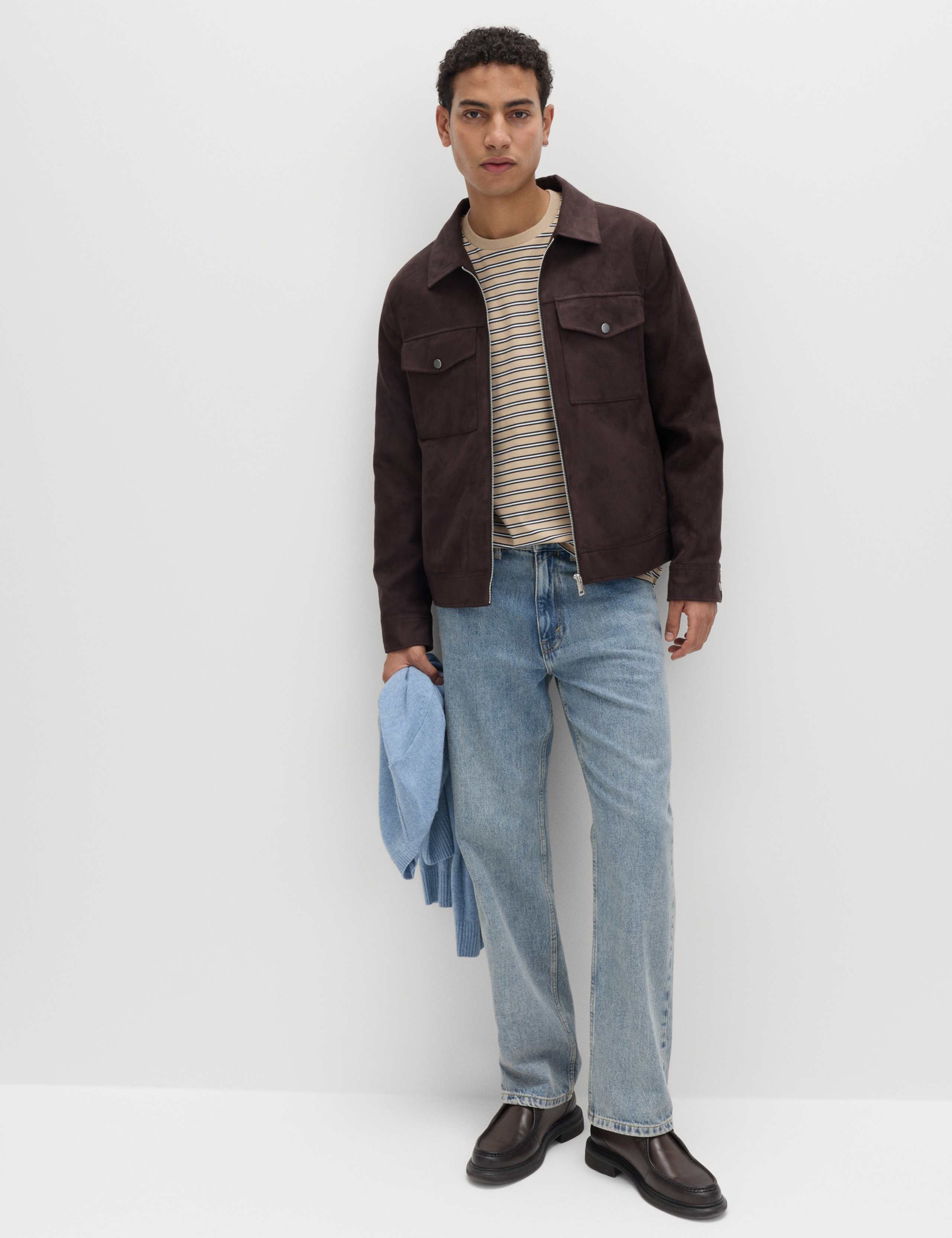 Relaxed Fit Cotton Rich Stripe T-Shirt 4 of 5