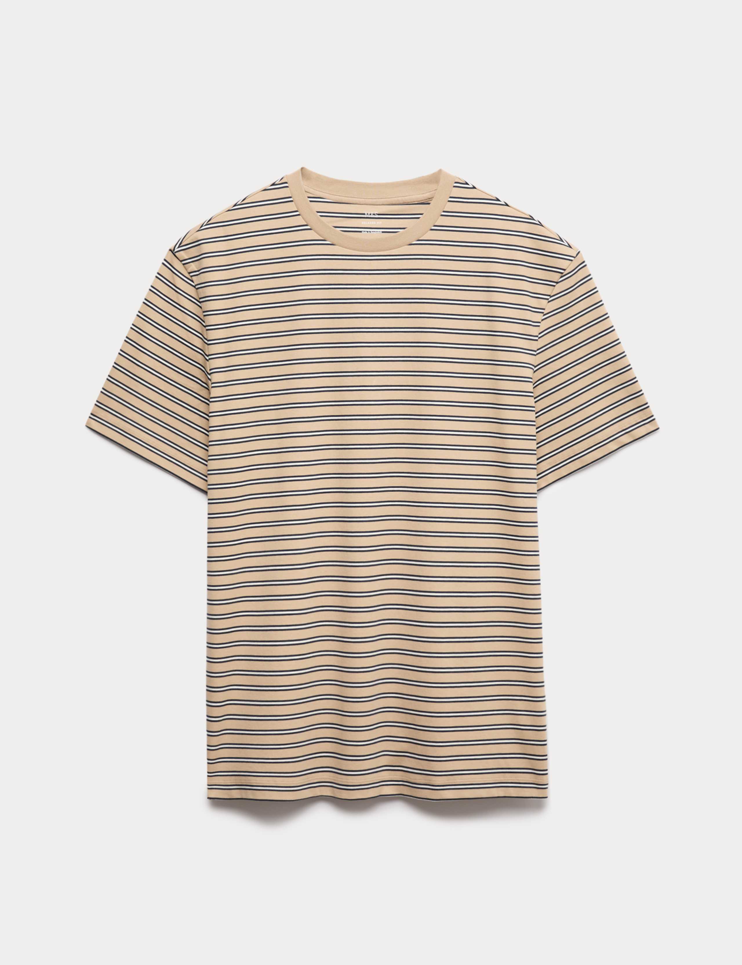 Relaxed Fit Cotton Rich Stripe T-Shirt 2 of 5