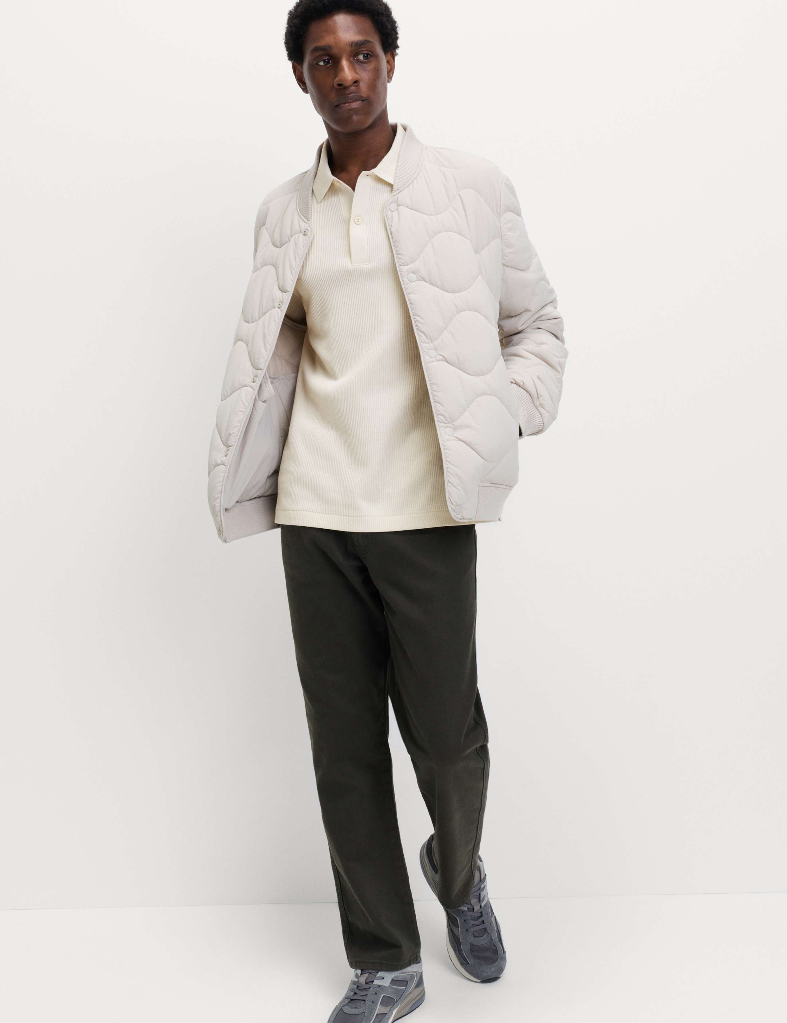 Pure Cotton Textured Polo Shirt 4 of 6