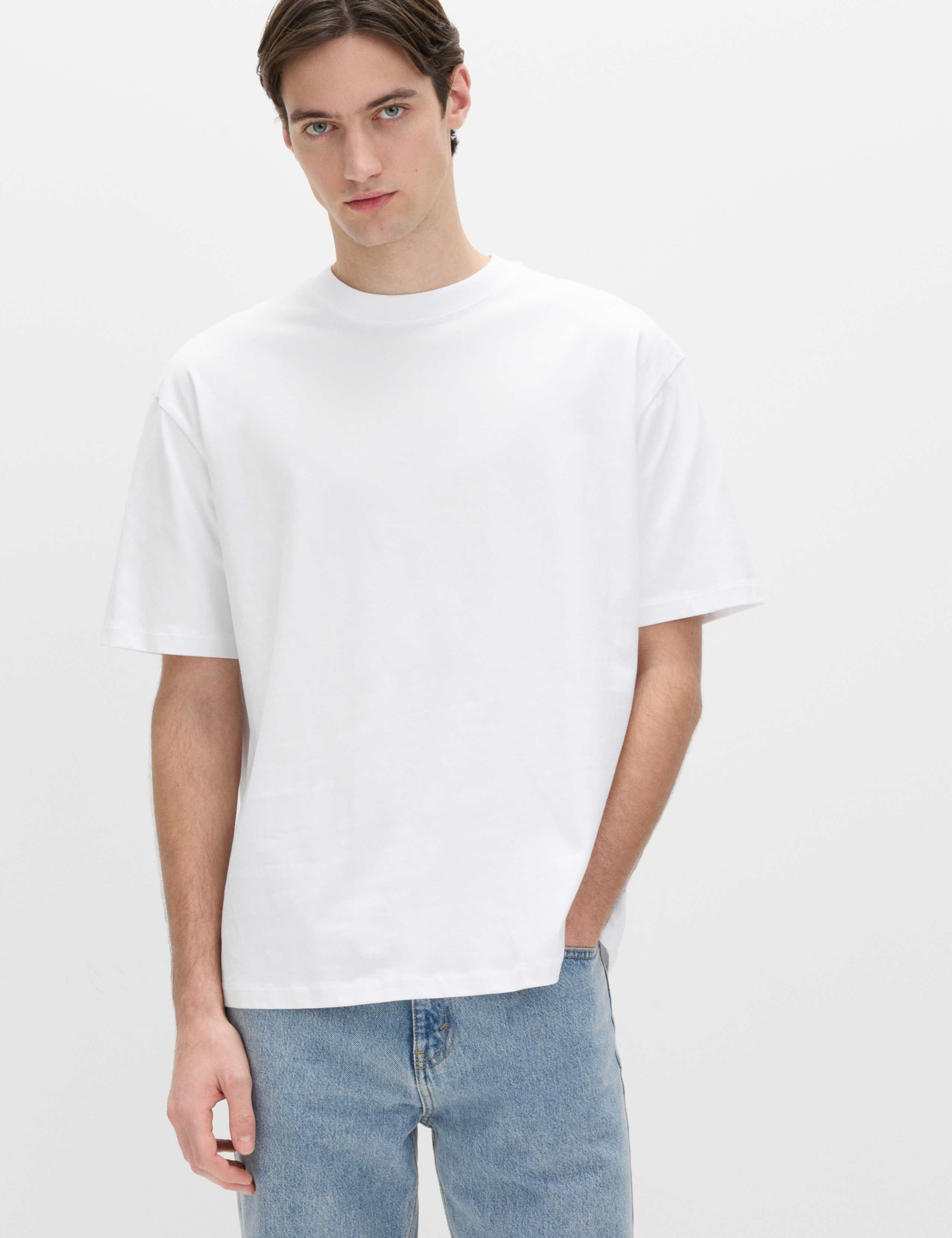Pure Cotton Oversized Midweight T-Shirt 1 of 5