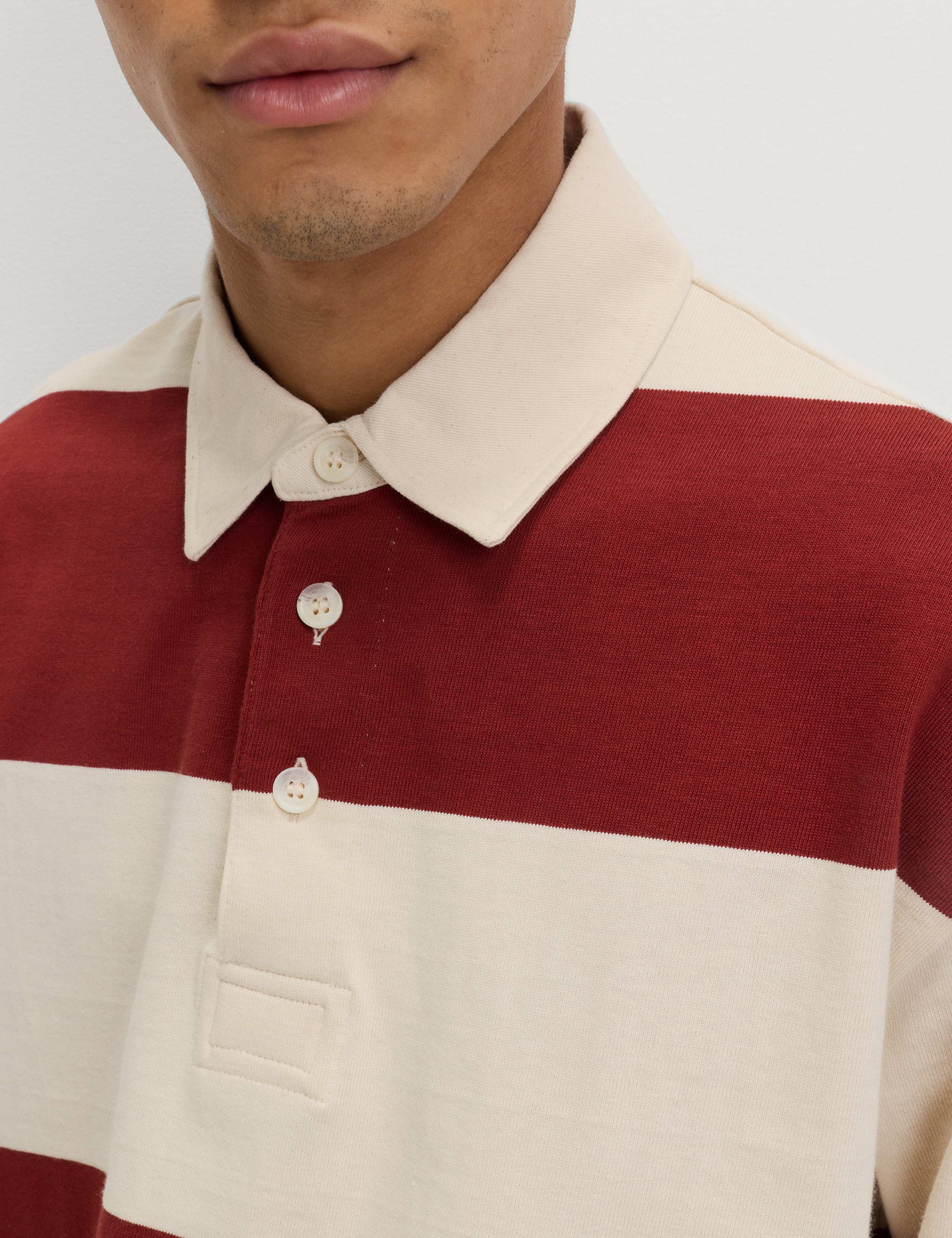 Pure Cotton Striped Rugby Shirt 3 of 6