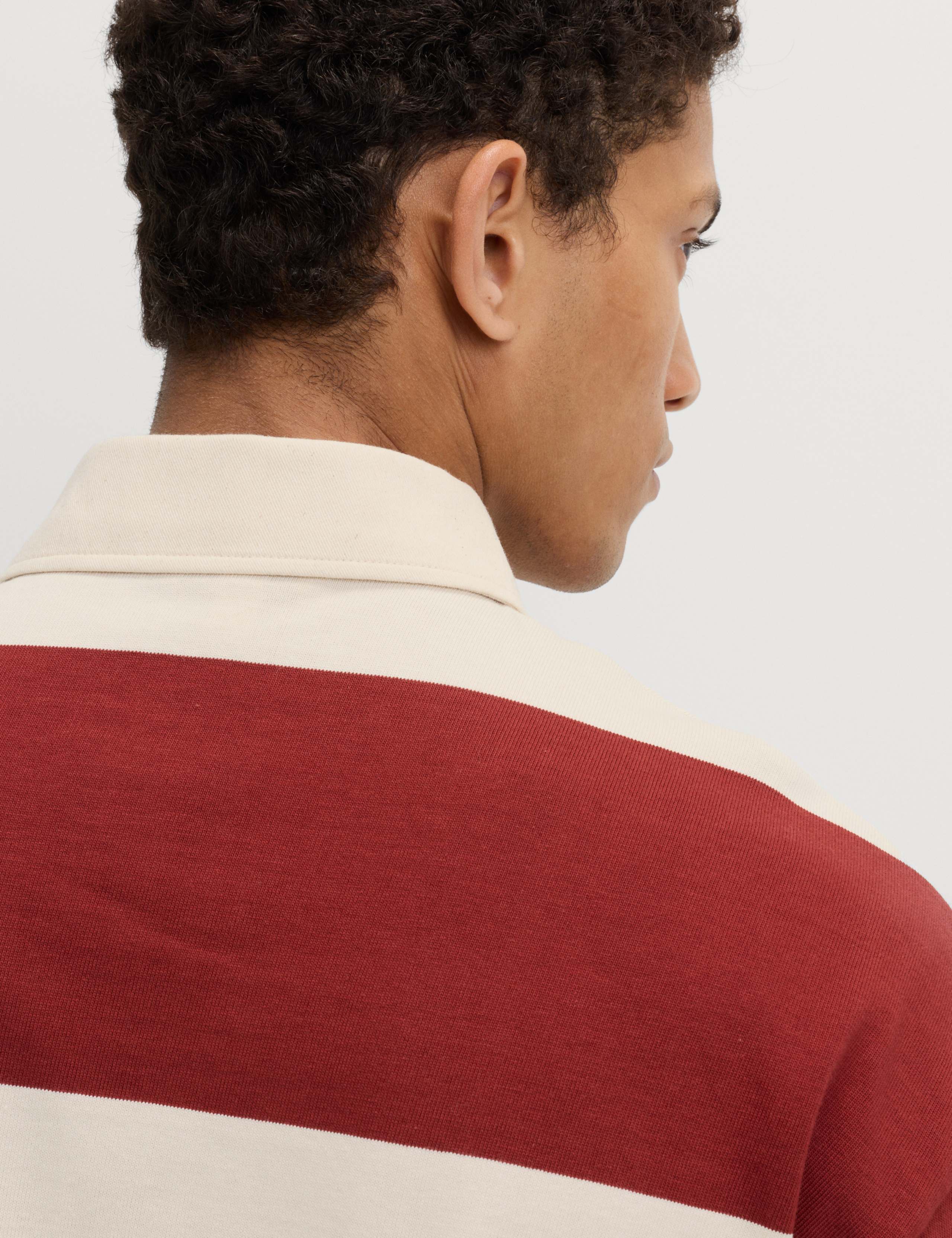 Pure Cotton Striped Rugby Shirt 5 of 6