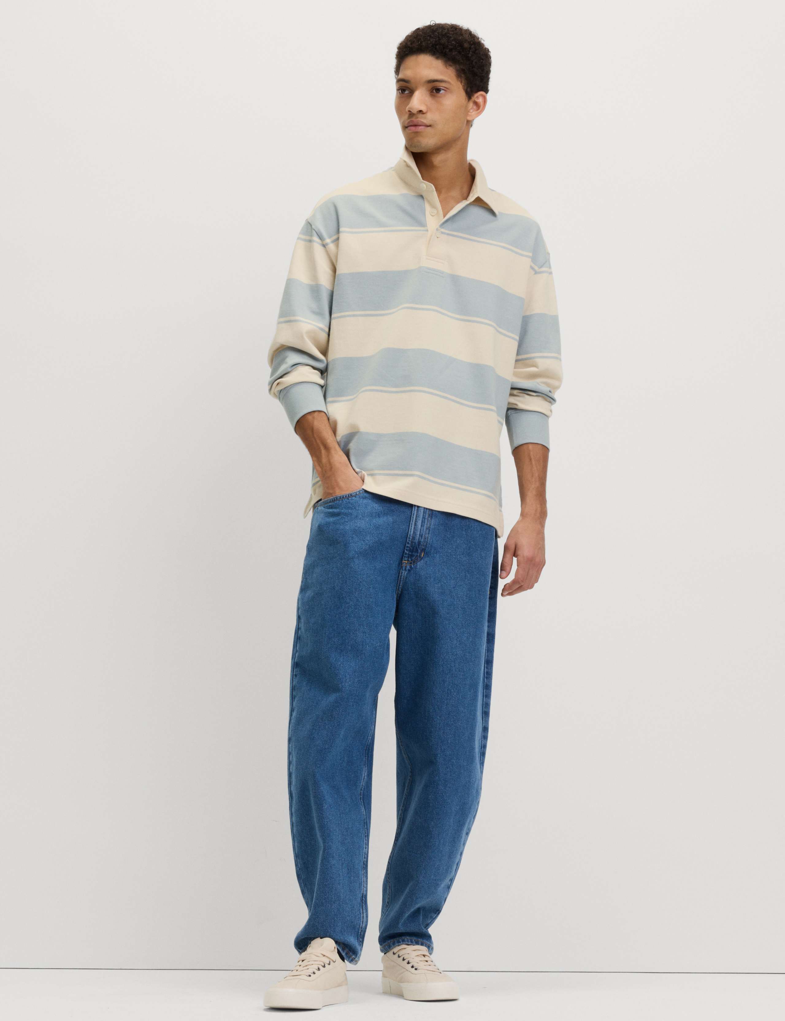 Pure Cotton Striped Rugby Shirt 5 of 6