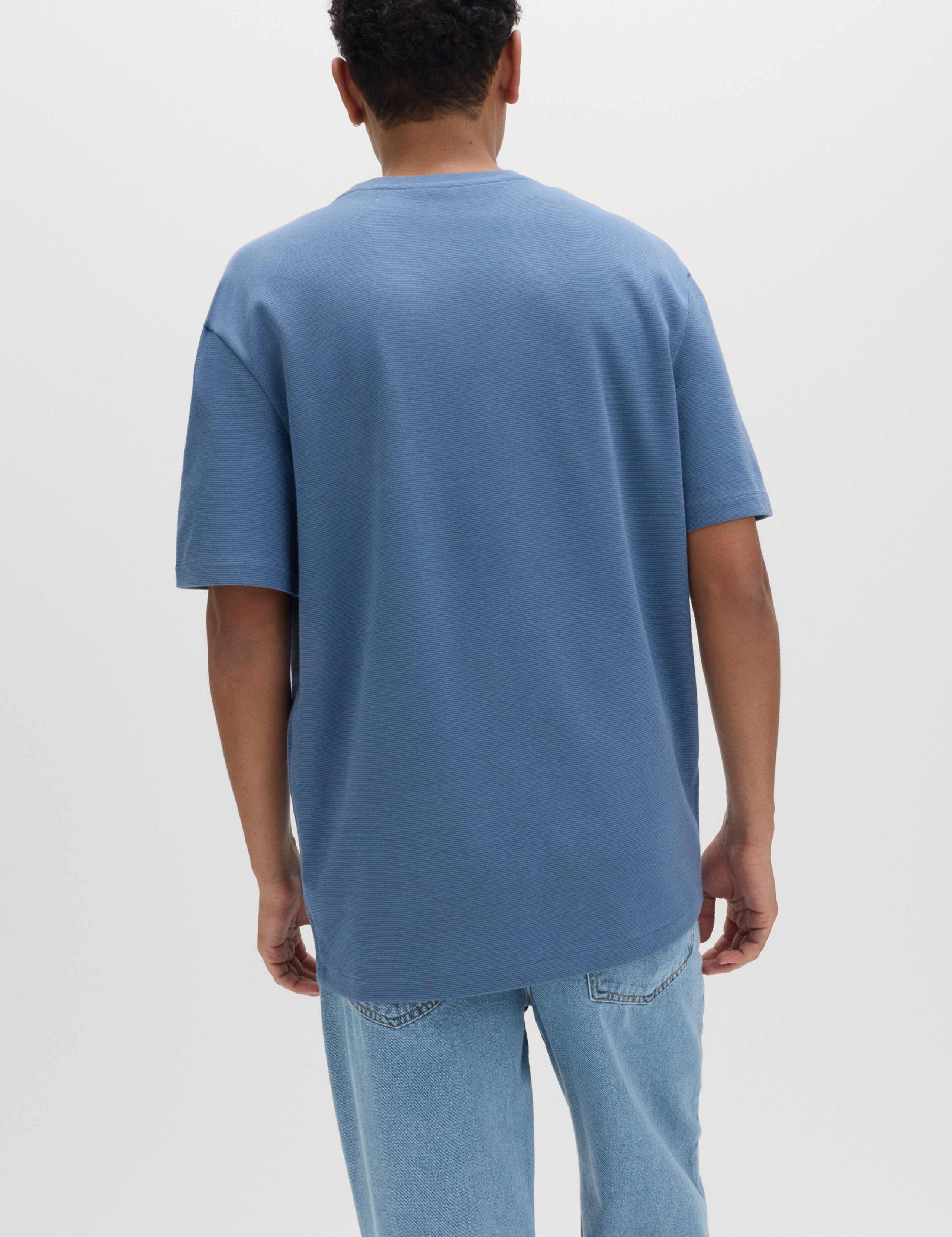 Cotton Rich Ultimate Performance Striped T-Shirt 4 of 4