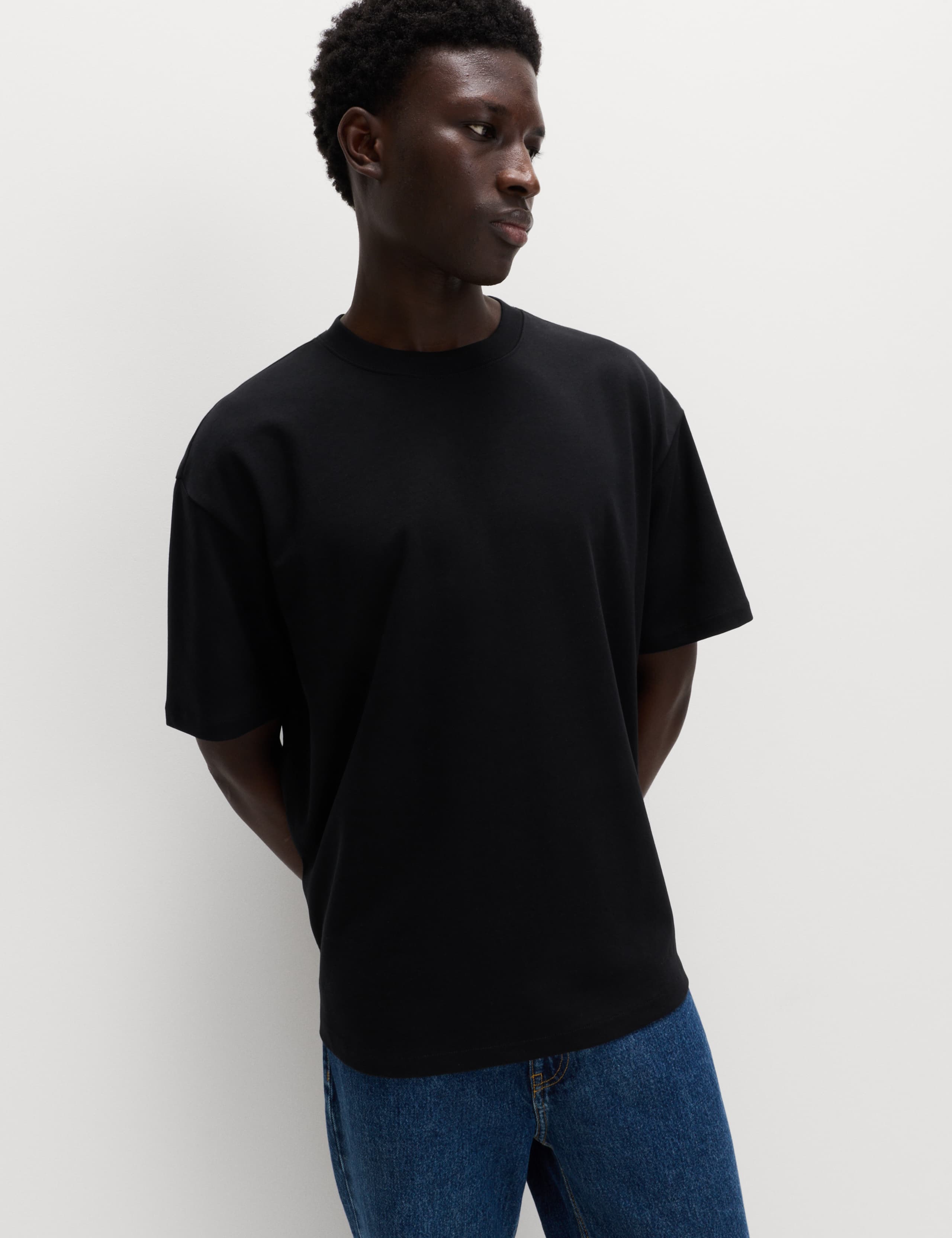 The Ultimate Oversized Cotton Blend T-Shirt 1 of 5