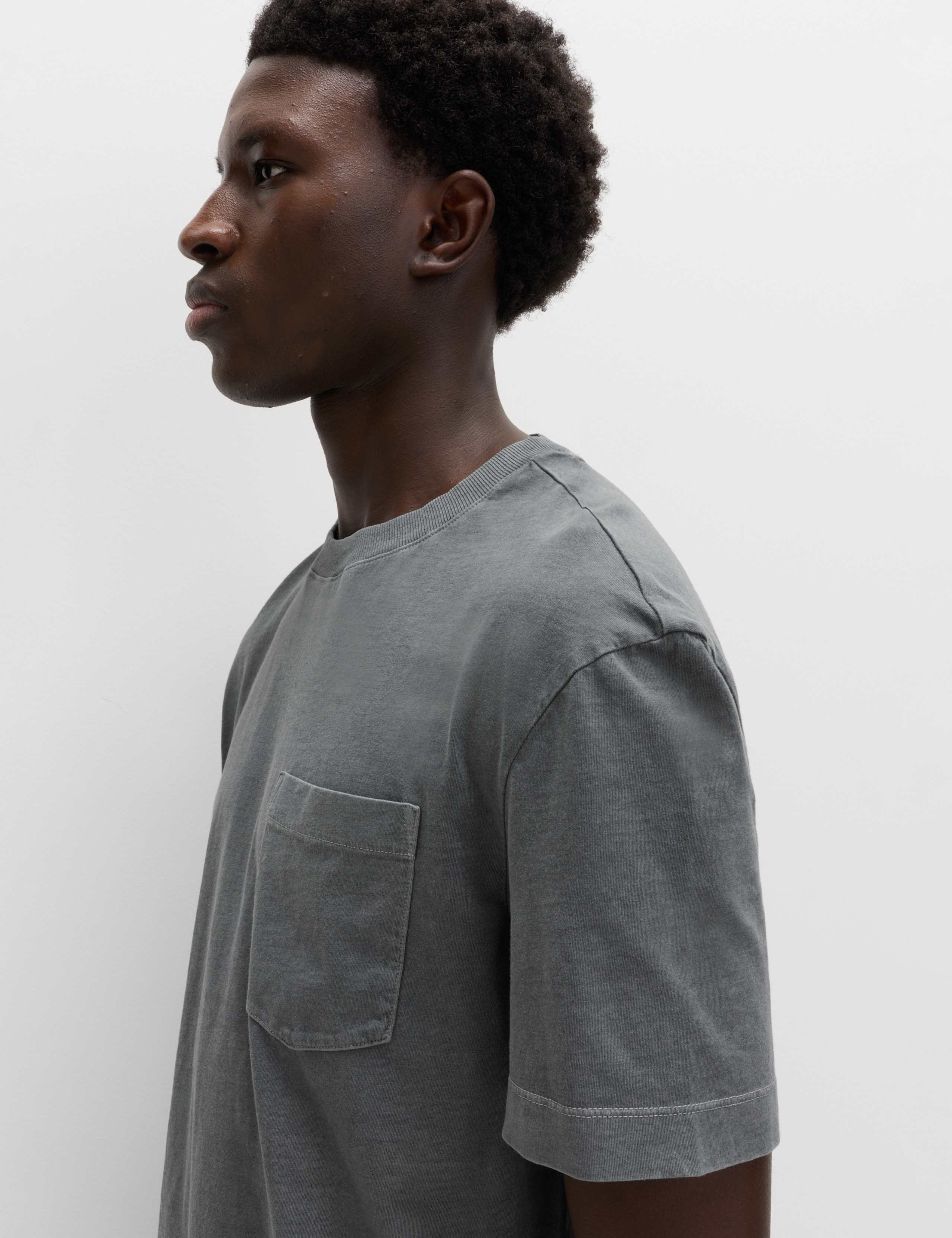 Relaxed Pure Cotton Garment Dyed T-Shirt 1 of 6