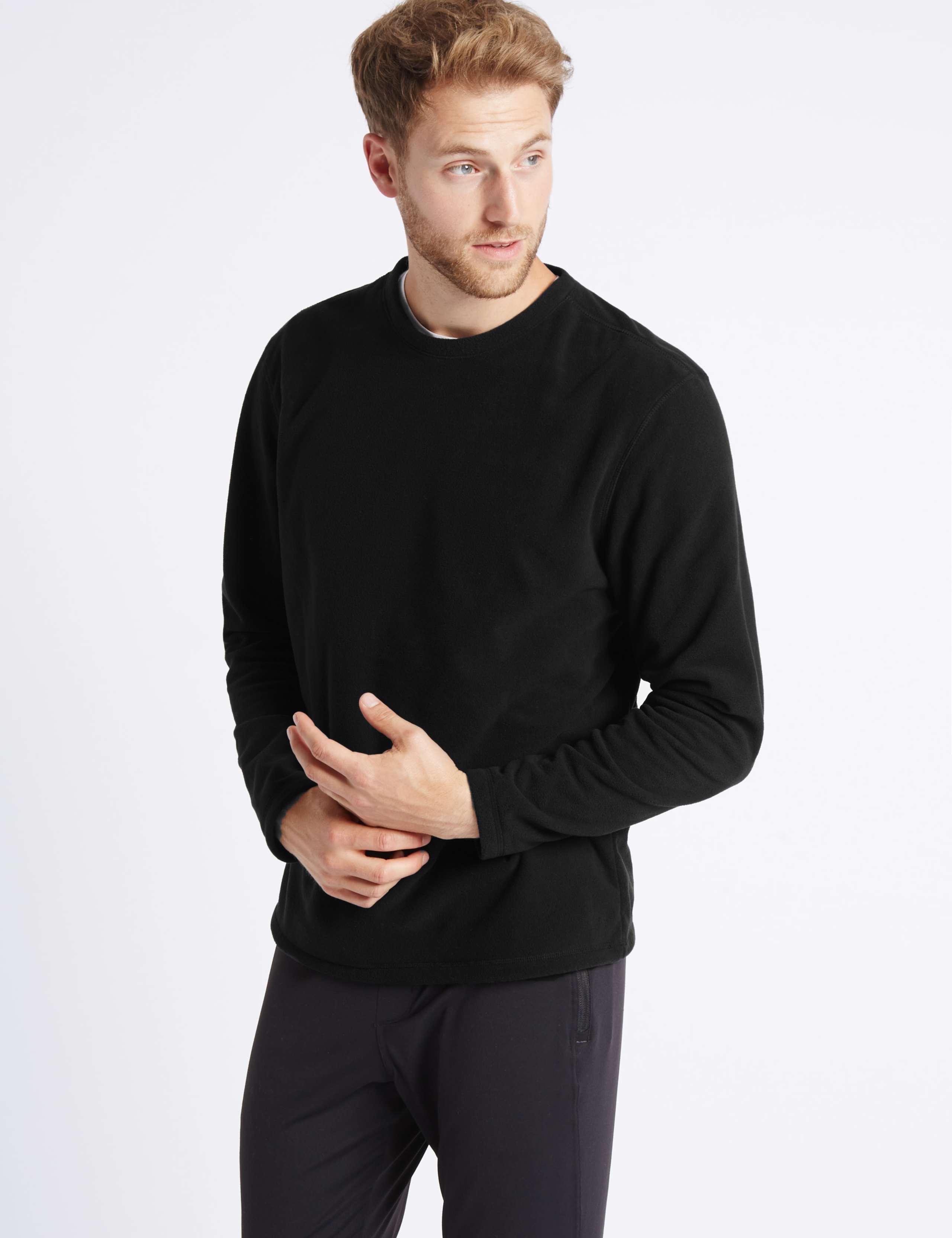 Crew Neck Fleece Top with Stormwear™ 1 of 4