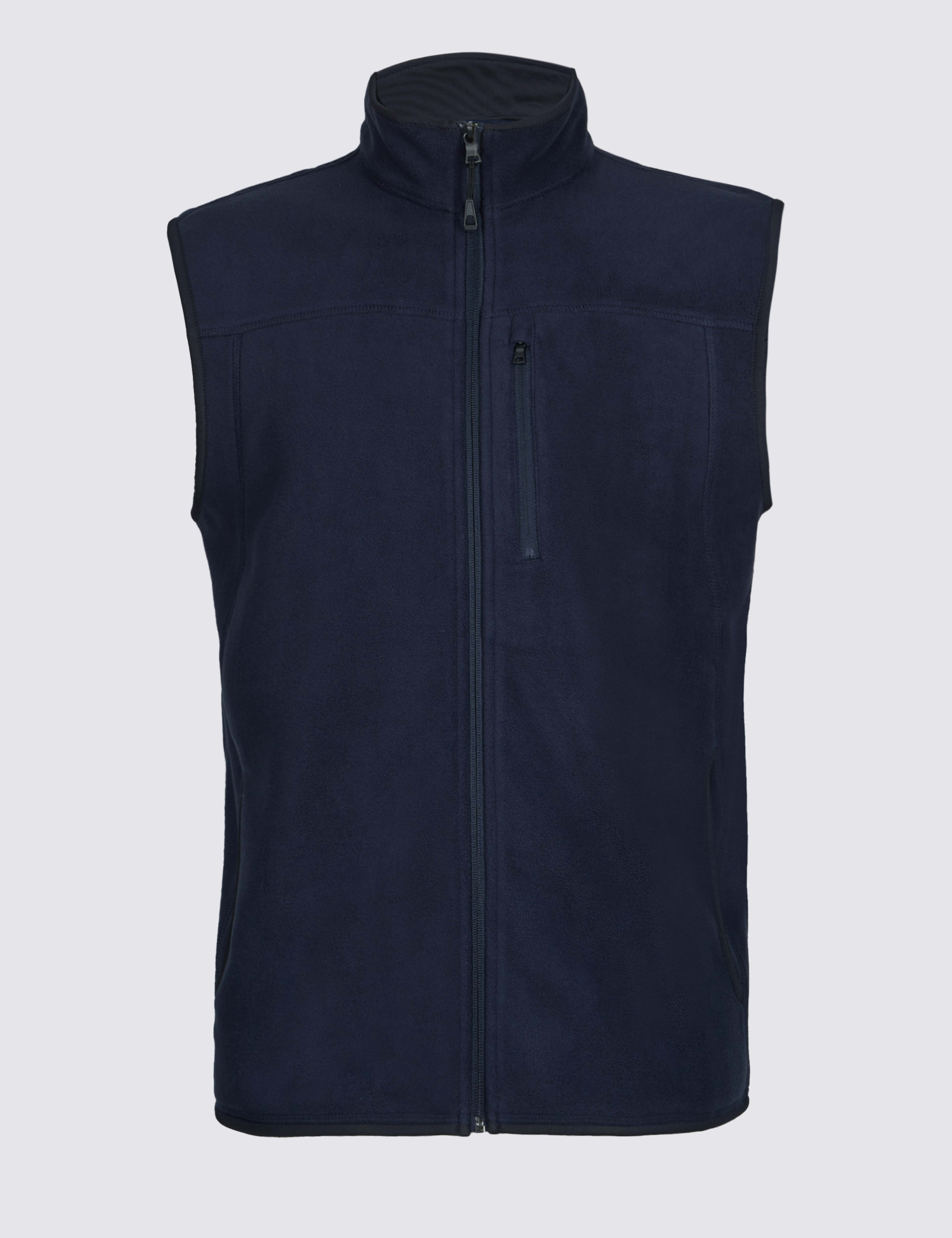 Textured Zip Up Fleece Jacket 2 of 4