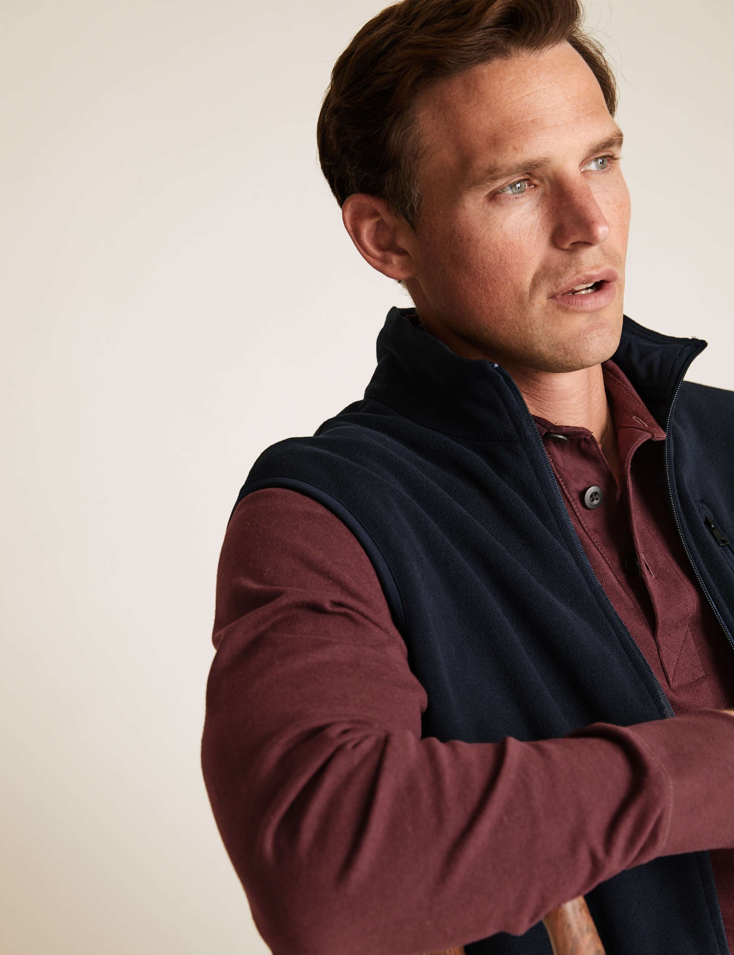 Zip Up Fleece Gilet 4 of 6