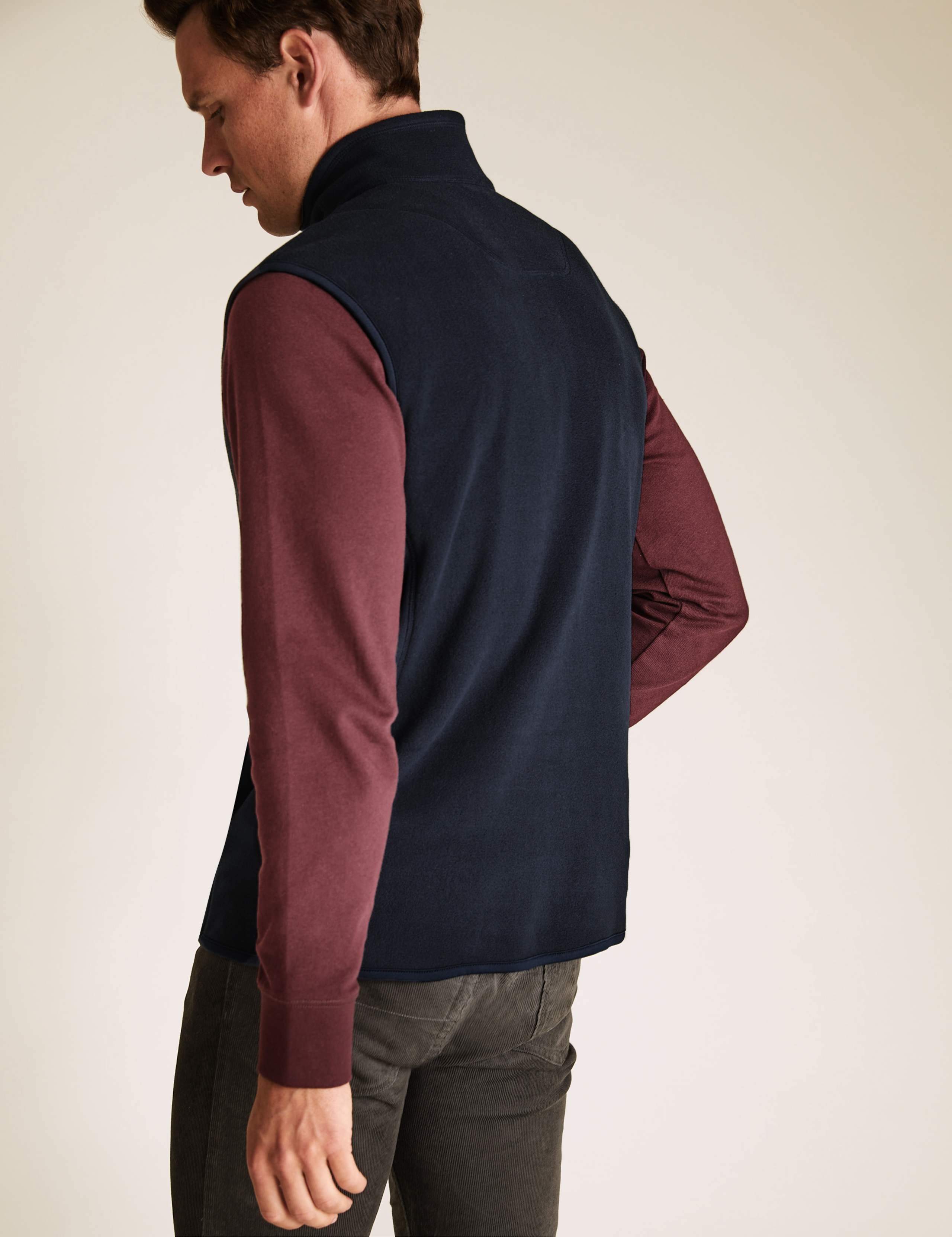 Zip Up Fleece Gilet 6 of 6