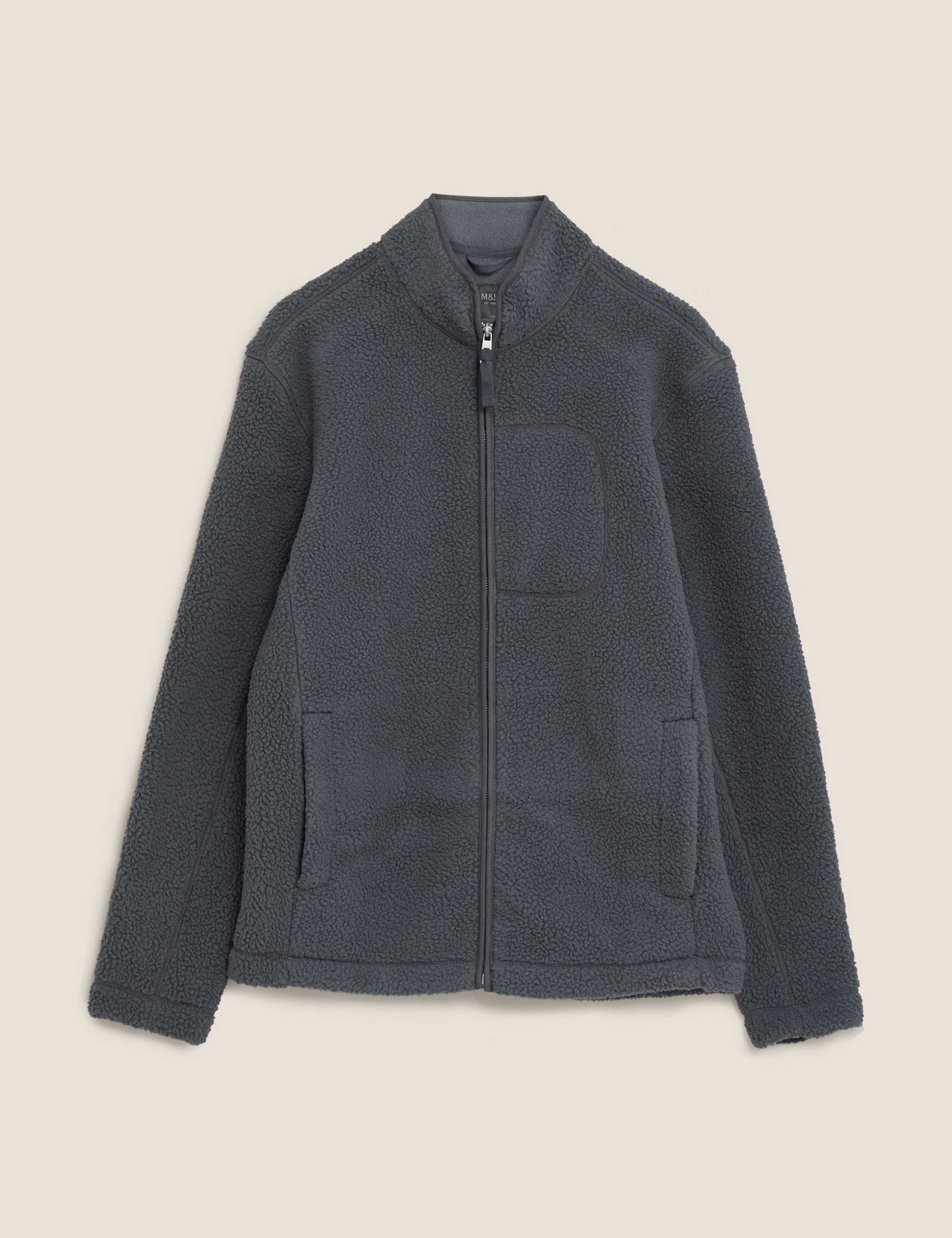 Zip Up Sherpa Fleece Jacket 2 of 5