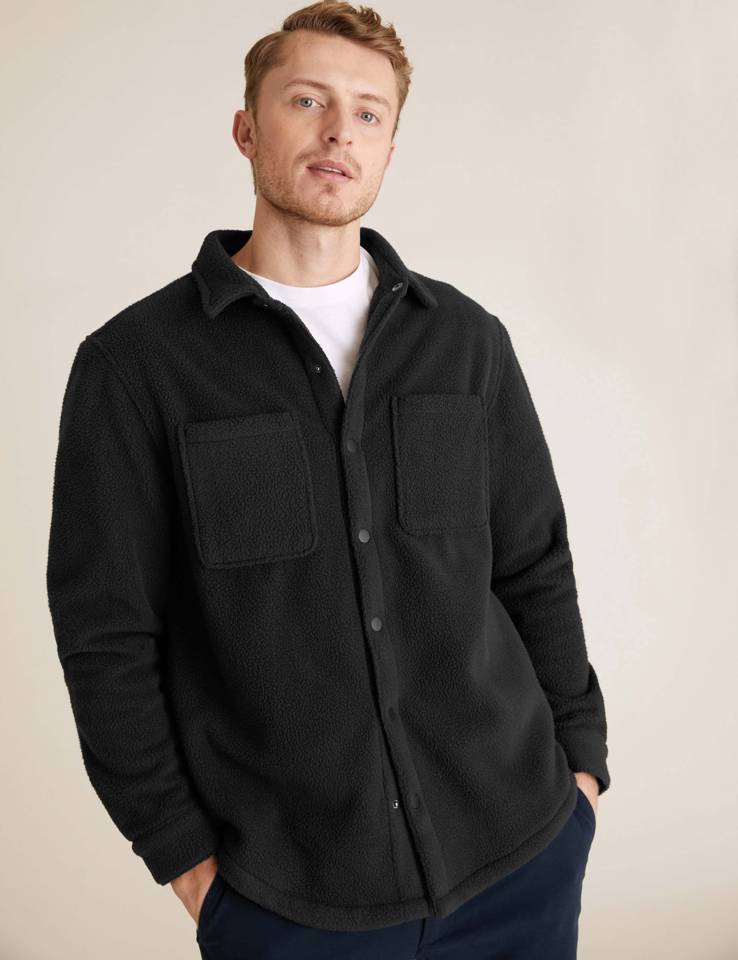 Recycled Polar Fleece Overshirt 1 of 4