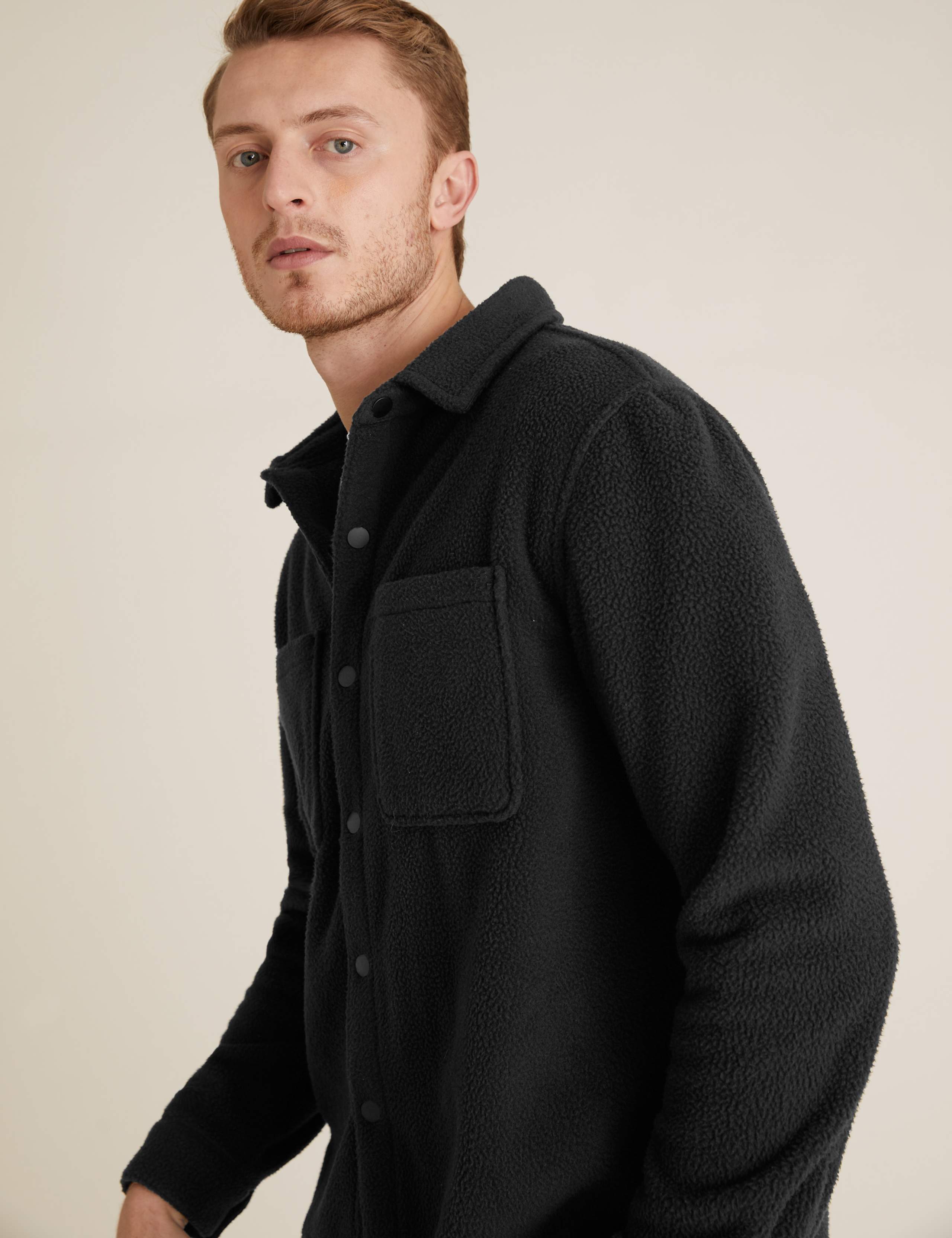 Recycled Polar Fleece Overshirt 3 of 4