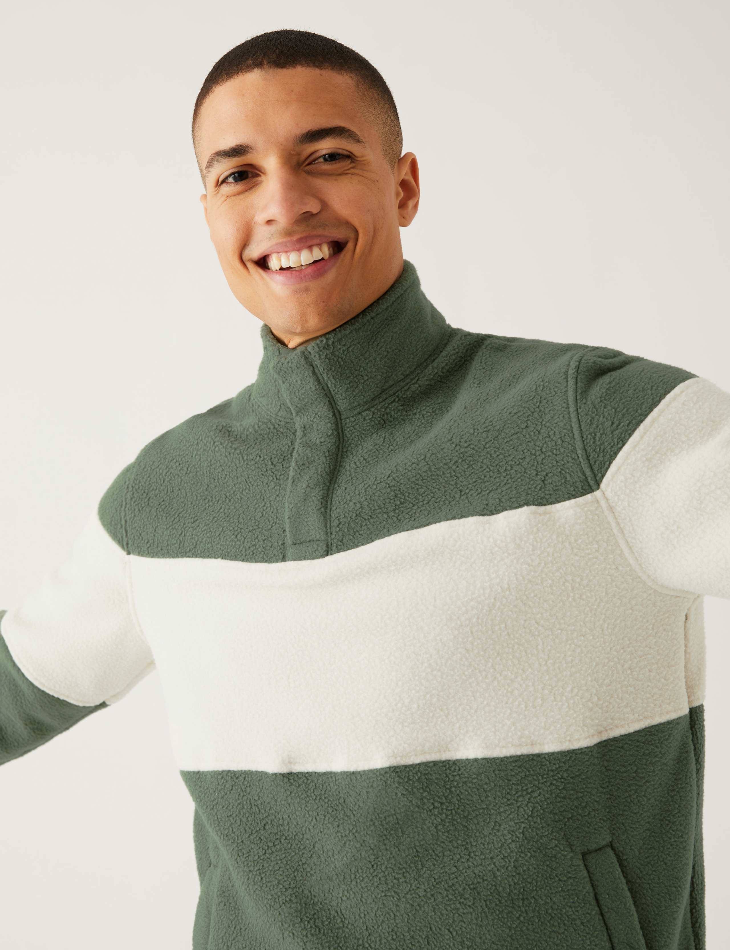 Half Zip Polar Fleece Jacket 1 of 5