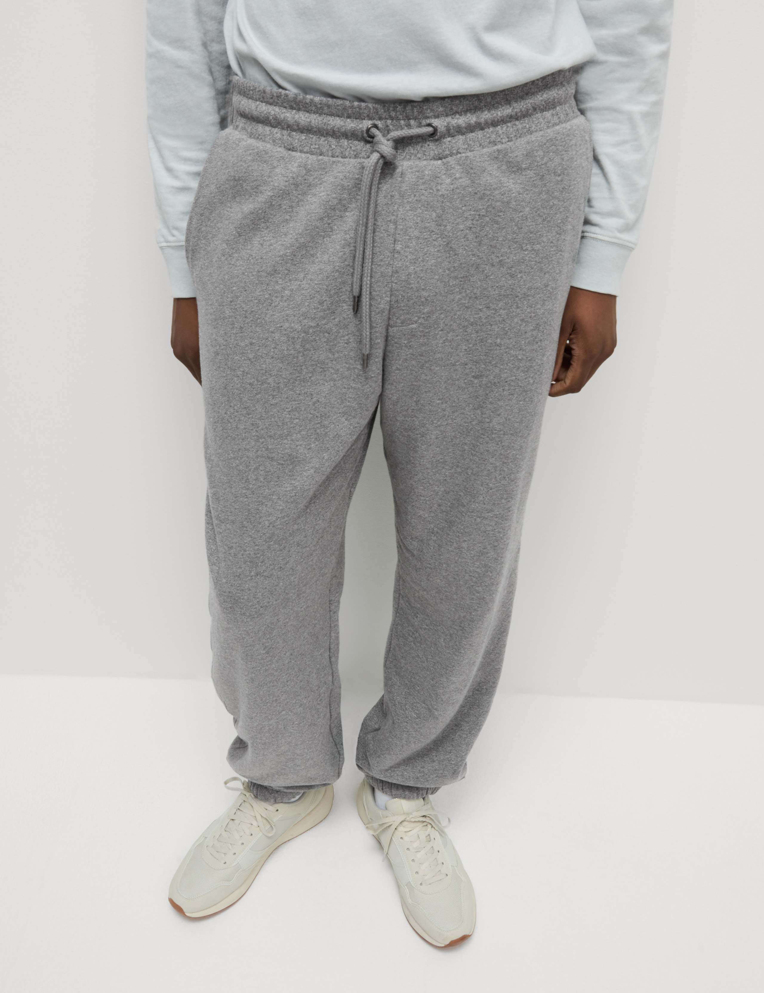 Pure Cotton Fleece Lined Joggers 3 of 5