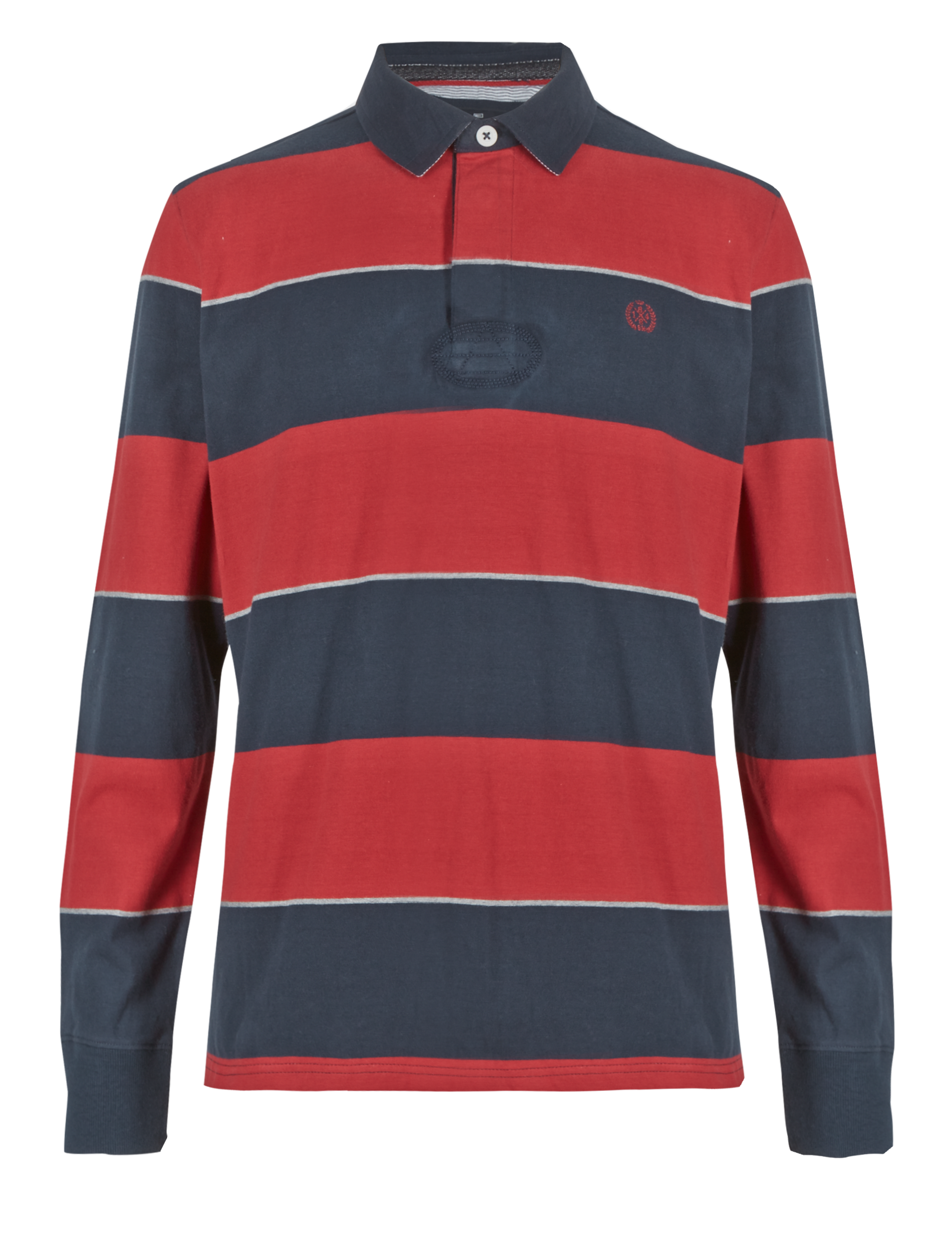 Pure Cotton Block Striped Rugby Top 2 of 5