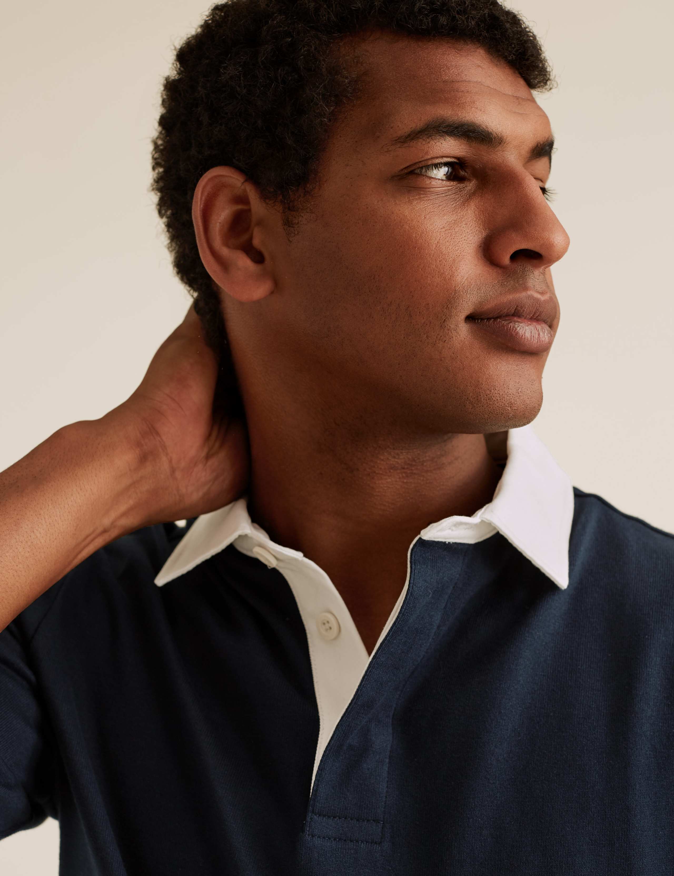 Pure Cotton Long Sleeve Rugby Top 3 of 5
