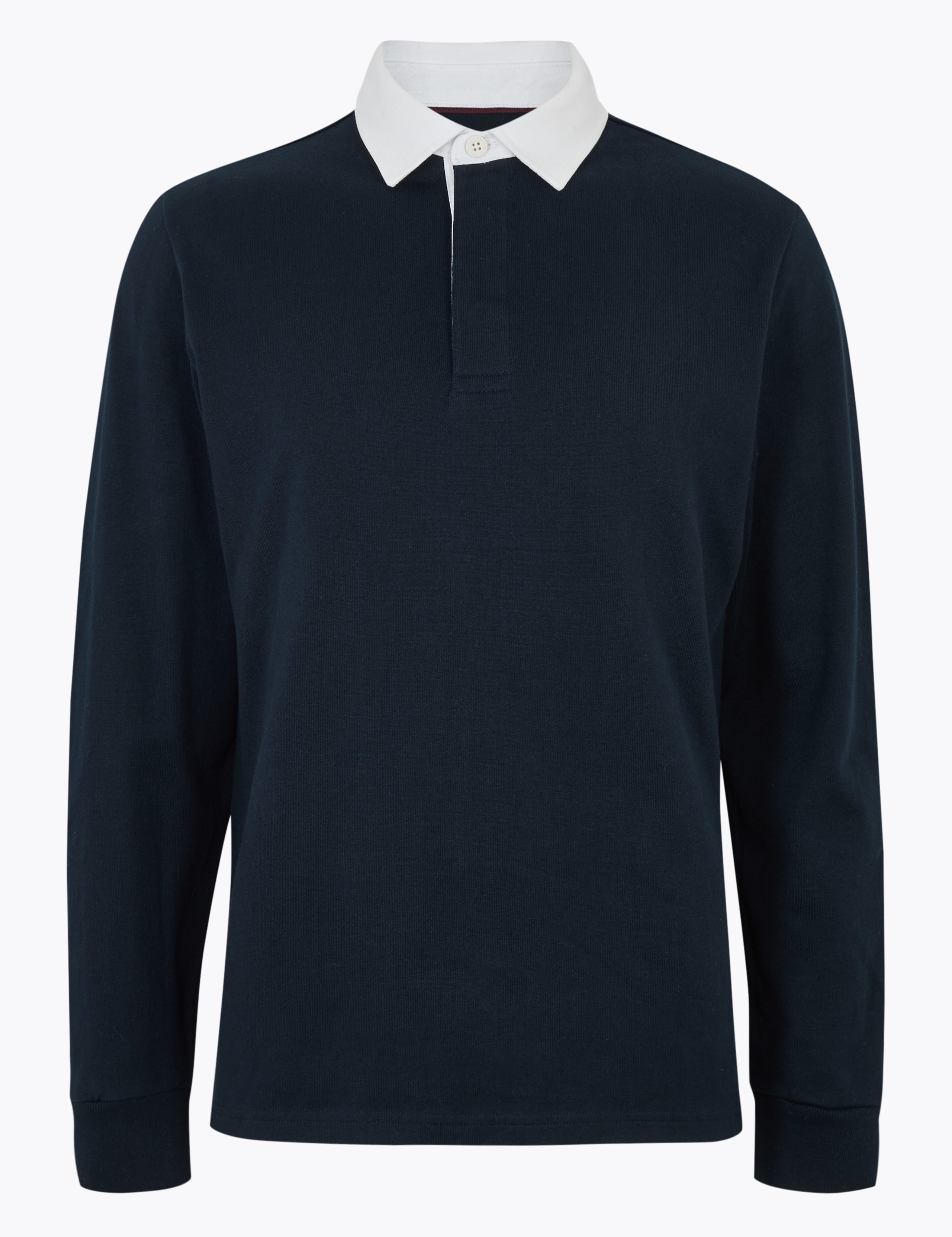 Pure Cotton Long Sleeve Rugby Top 2 of 5
