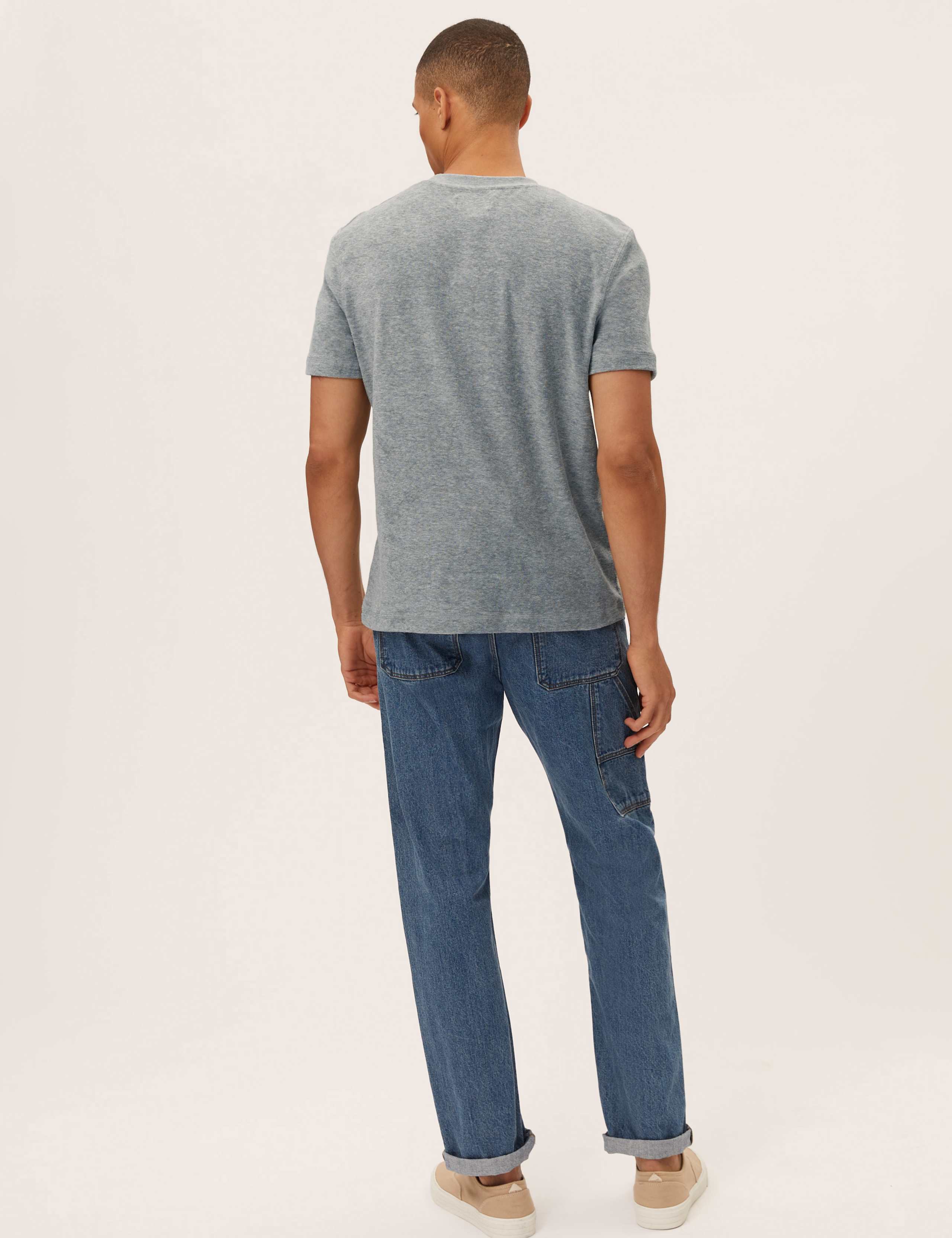 Cotton Rich Towelling T-Shirt 4 of 5