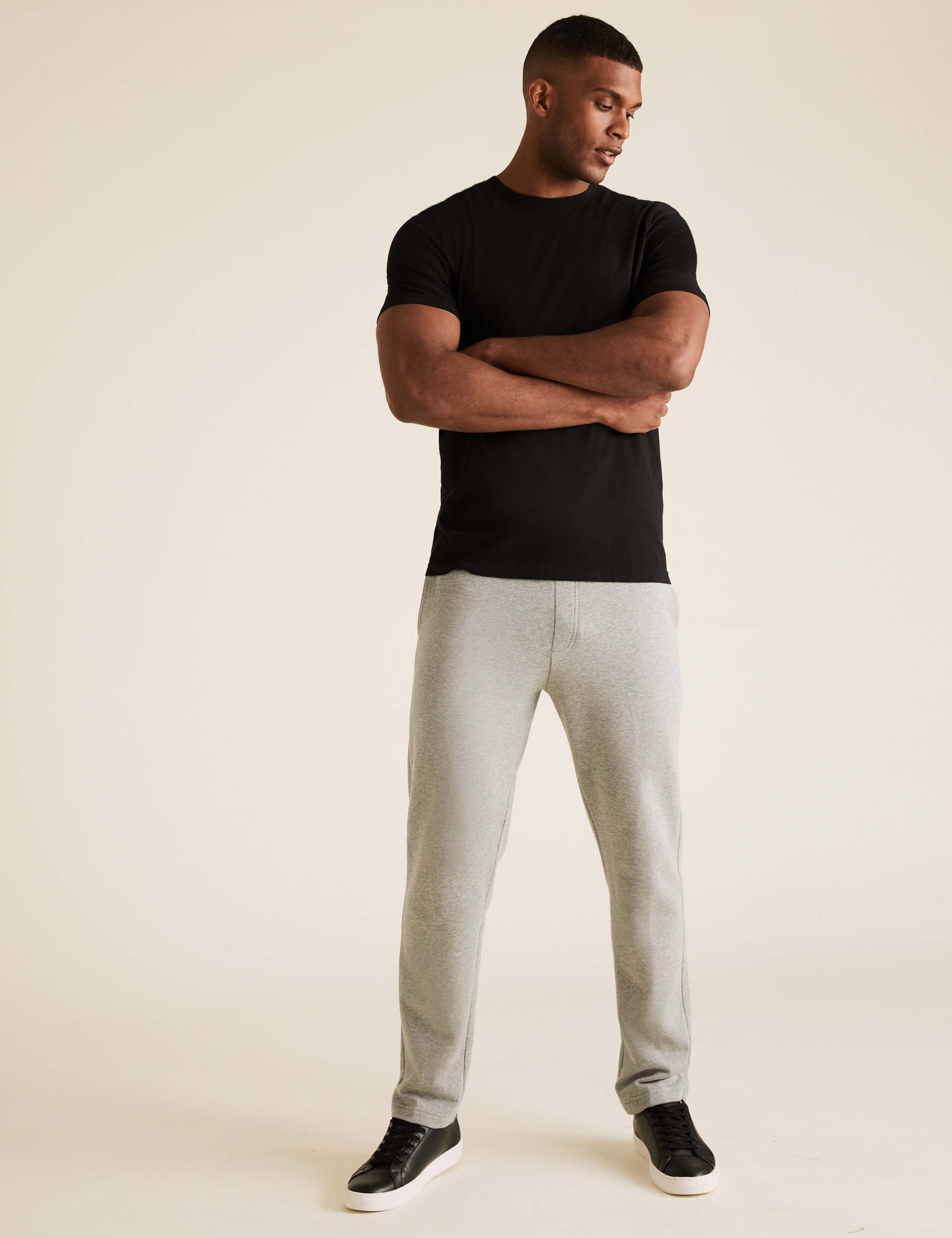 3pk Pure Cotton Crew Neck T-Shirts 2 of 3