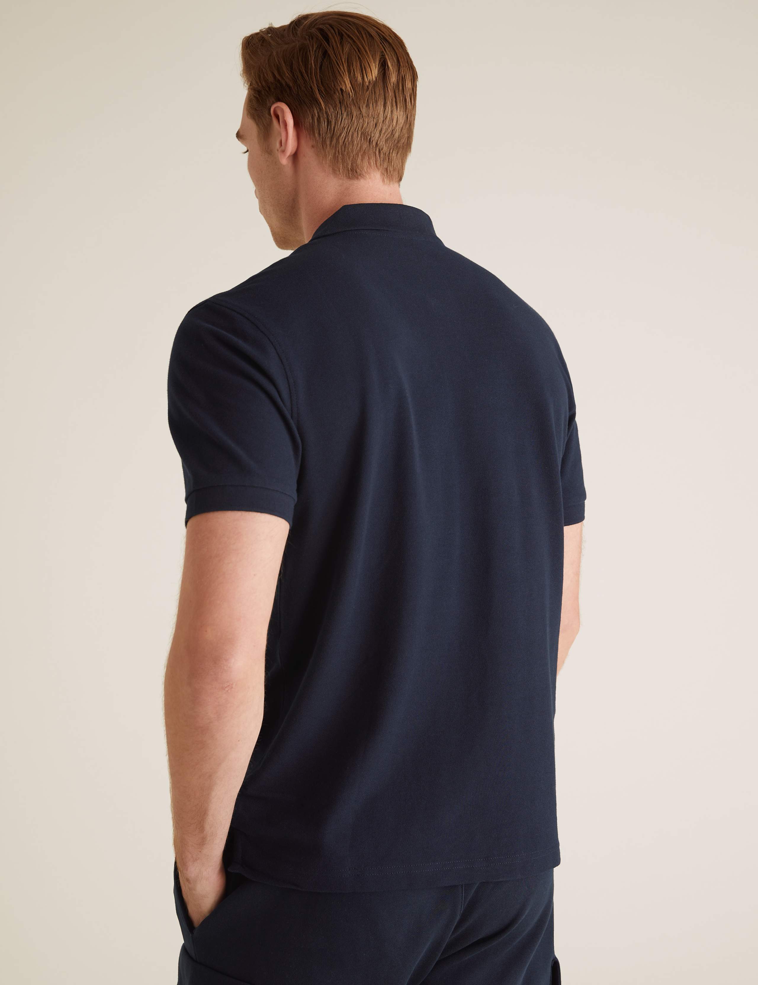 2 Pack Pure Cotton Polo Shirts 3 of 3