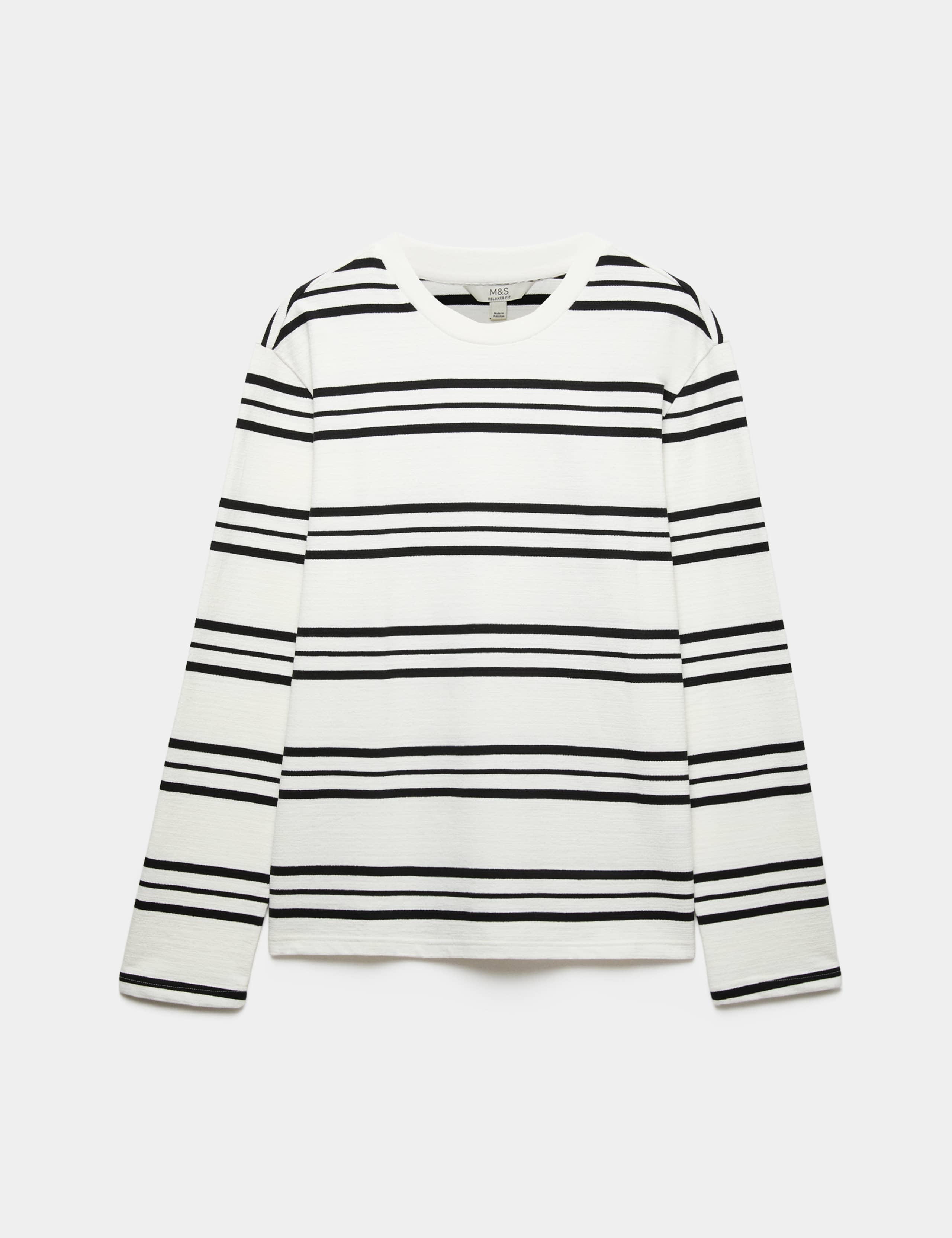 Pure Cotton Striped Long Sleeve T-Shirt 1 of 1