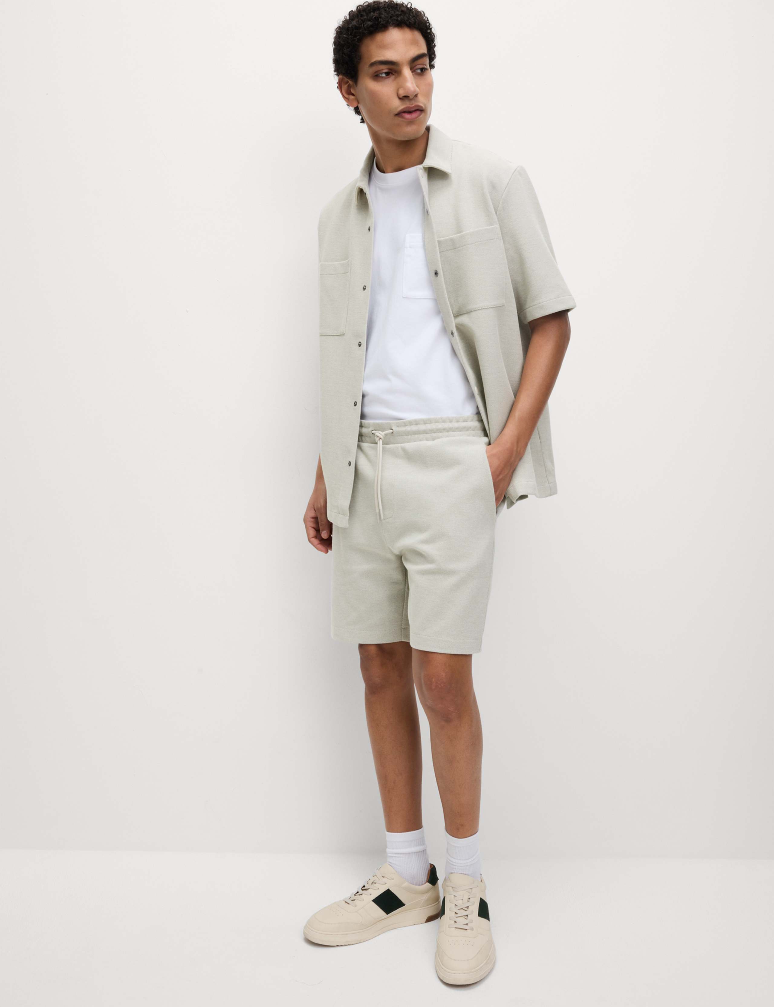 Elasticated Waist Cotton Rich Shorts 3 of 5