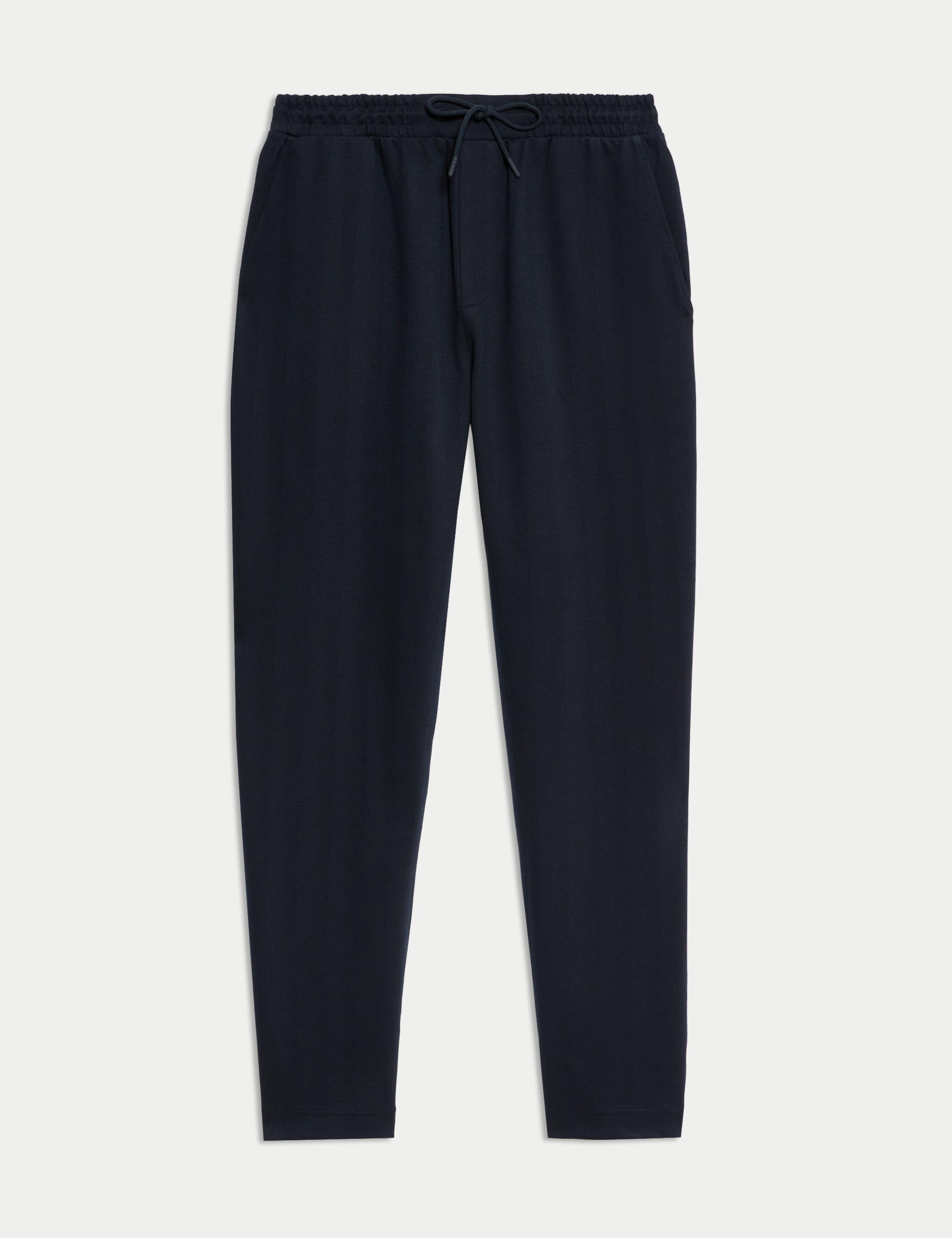 Cotton Rich Herringbone Jogger 2 of 5
