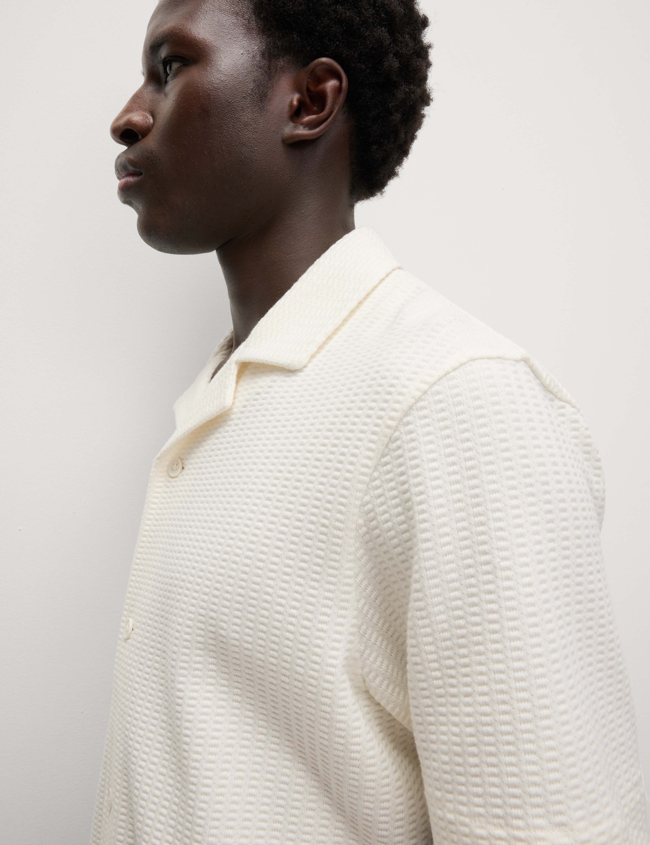 Cotton Rich Seersucker Polo Shirt 5 of 6