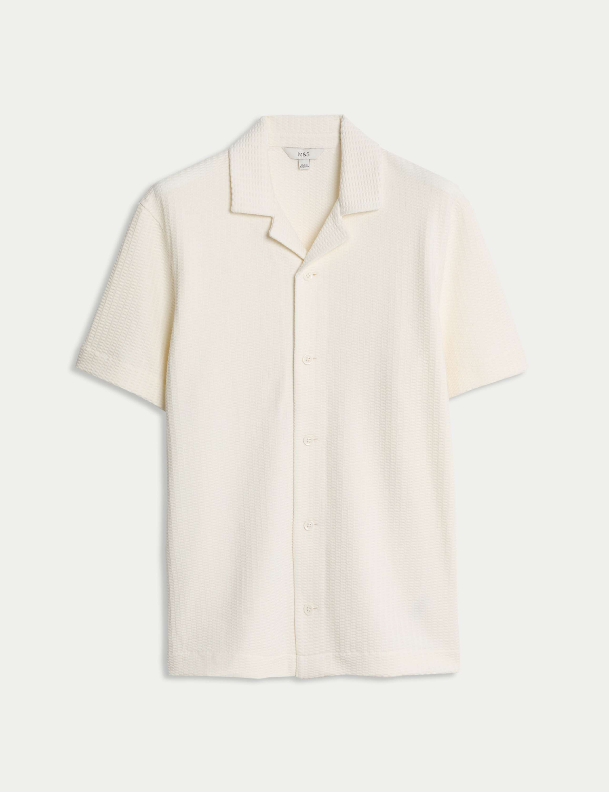 Cotton Rich Seersucker Polo Shirt 2 of 6