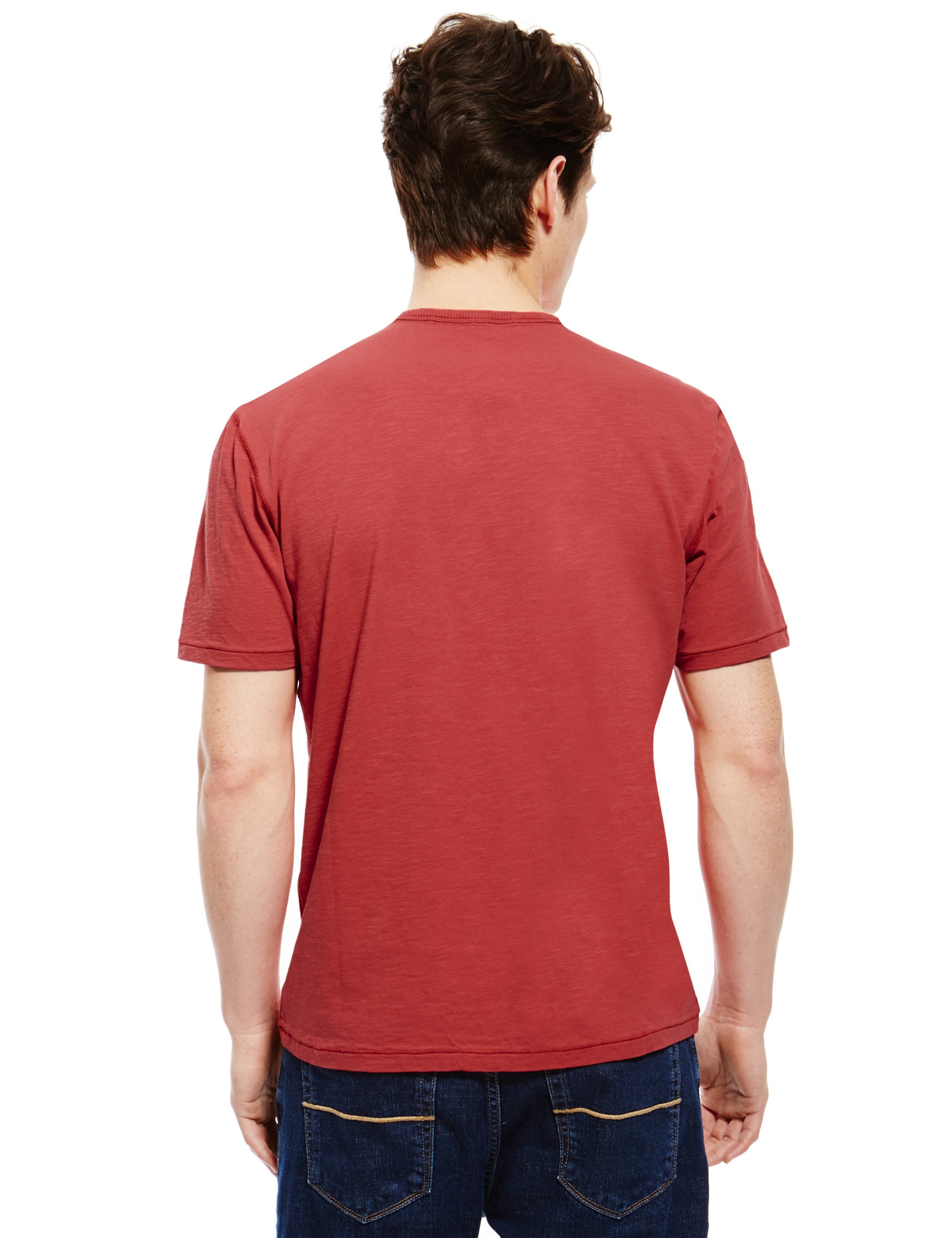 Pure Cotton Tailored Fit Assorted Slogan T-Shirt 3 of 3