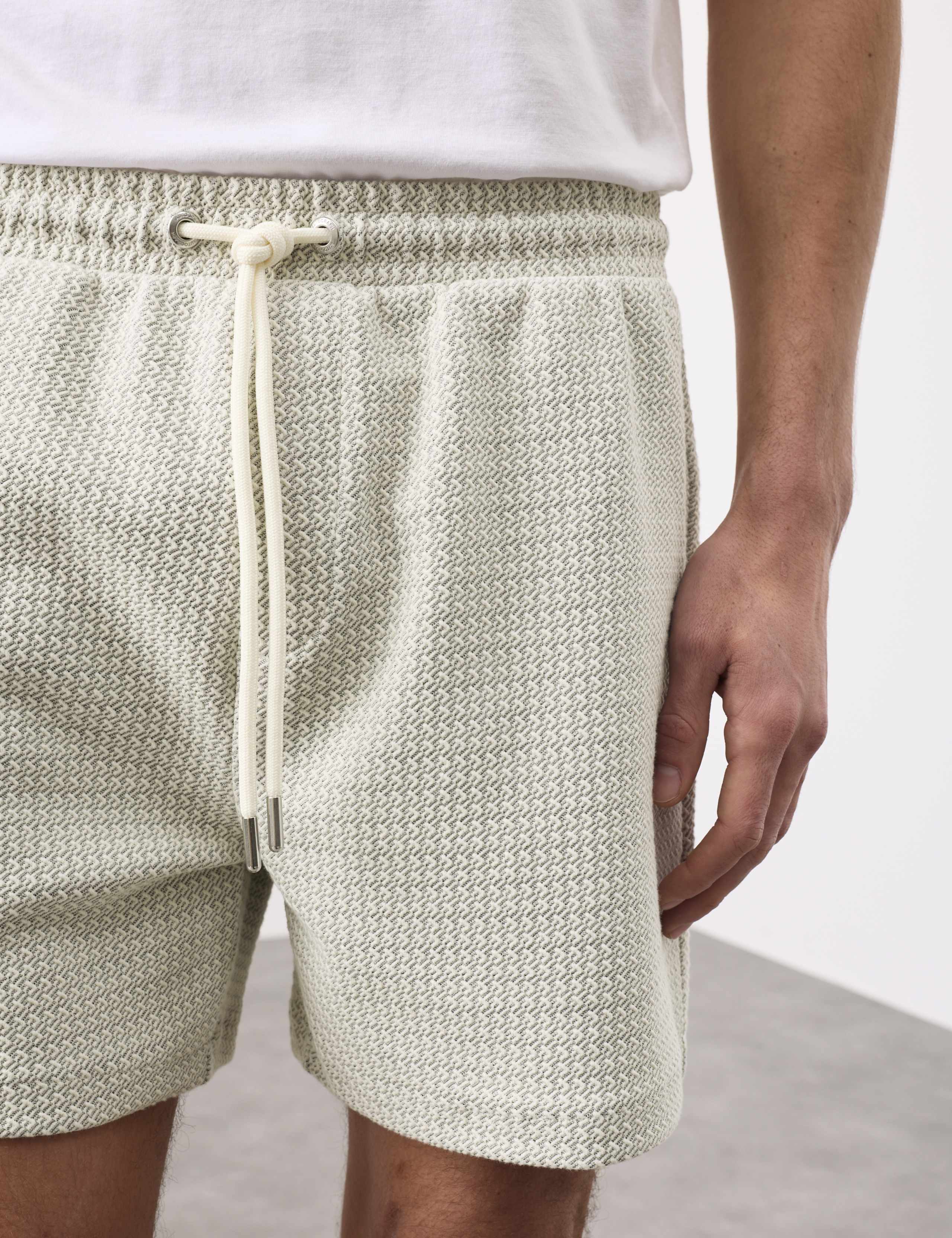 Textured Stretch Jersey Shorts 3 of 6